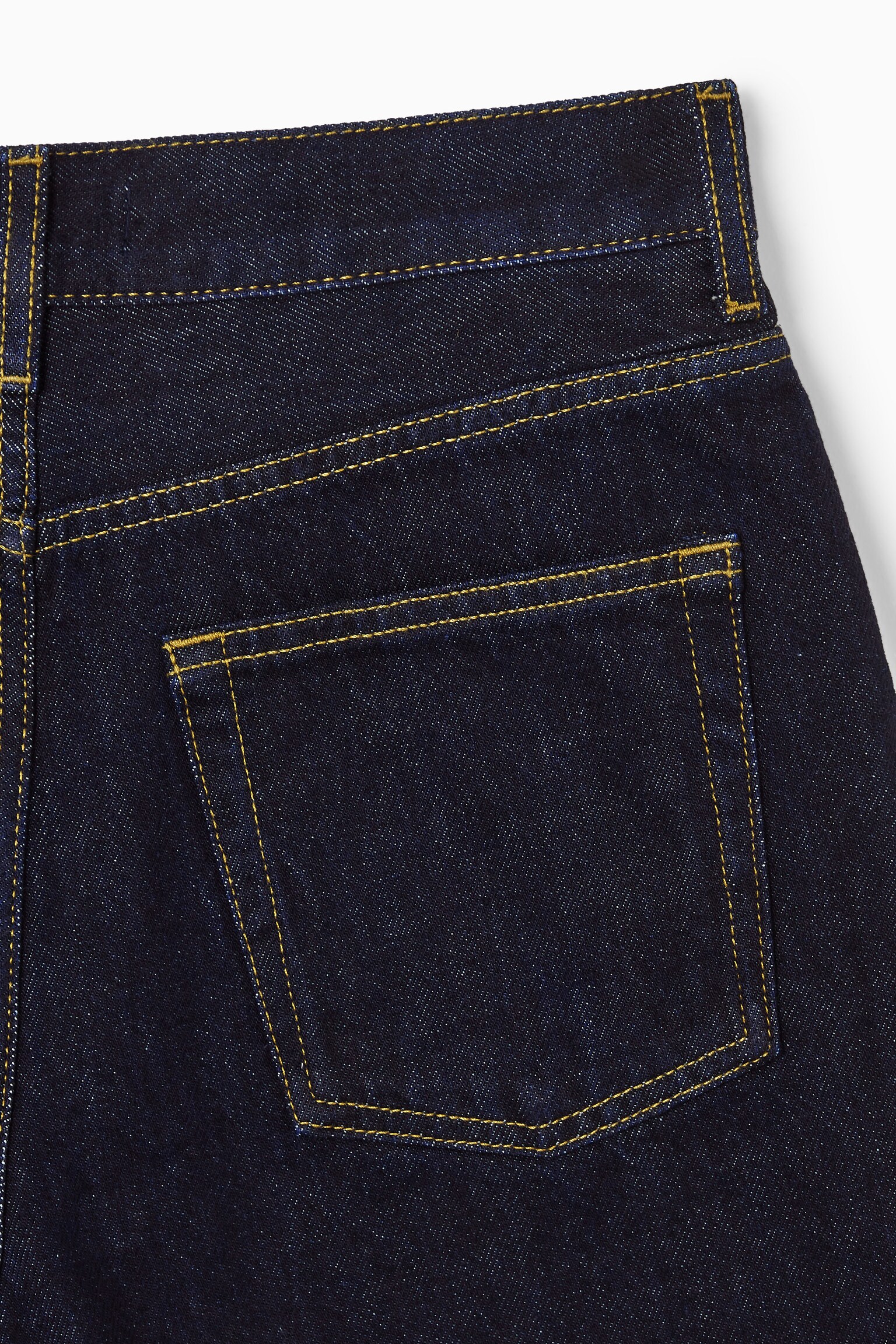 SHORT TAILLE HAUTE EN DENIM - INDIGO/BLEU DÉLAVÉ - 3
