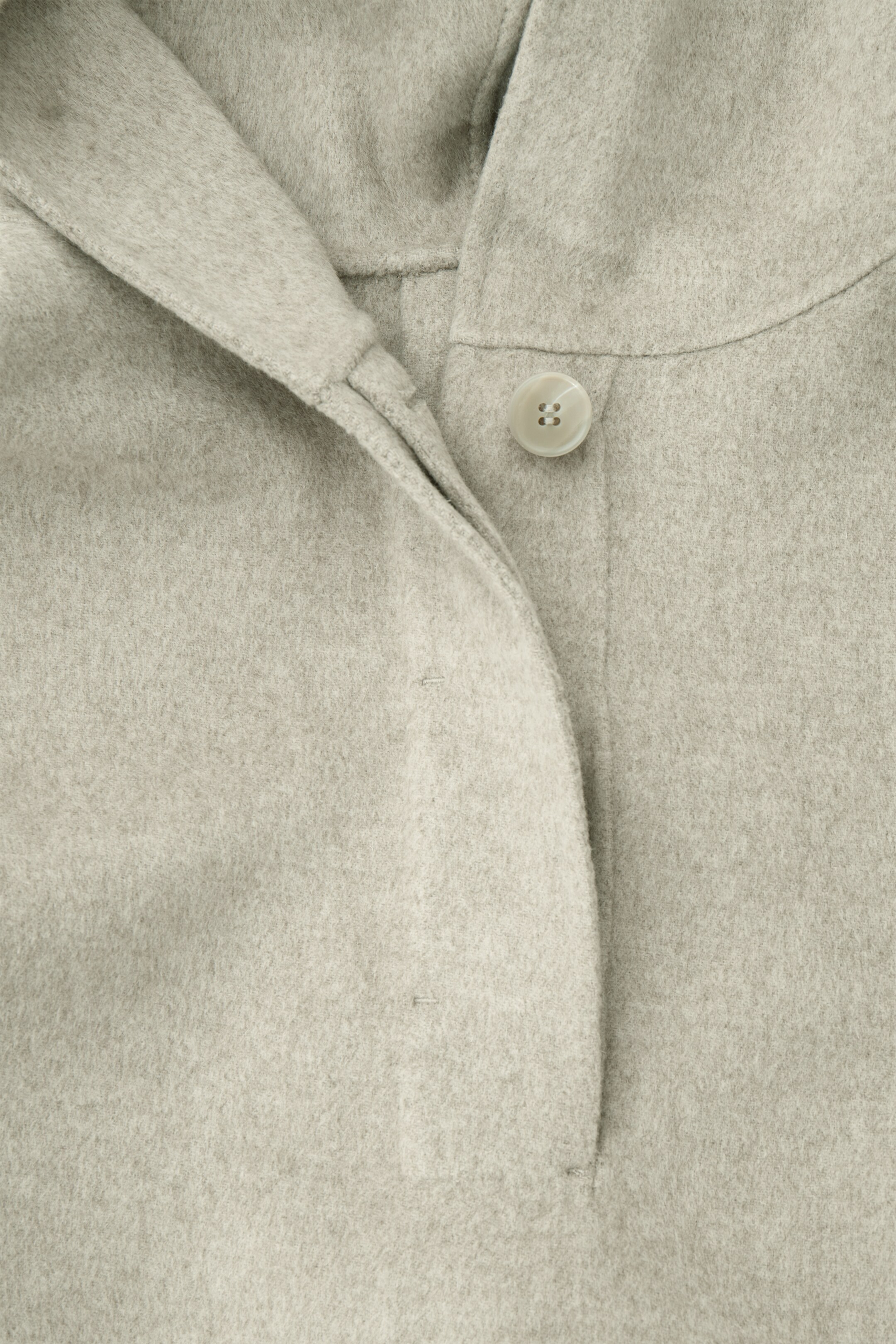 Grösseres Bild ansehen: OVERSIZED-KAPUZENPULLOVER AUS DOUBLEFACE-WOLLE - HELLES BEIGE - DAMEN | H&M CH 2