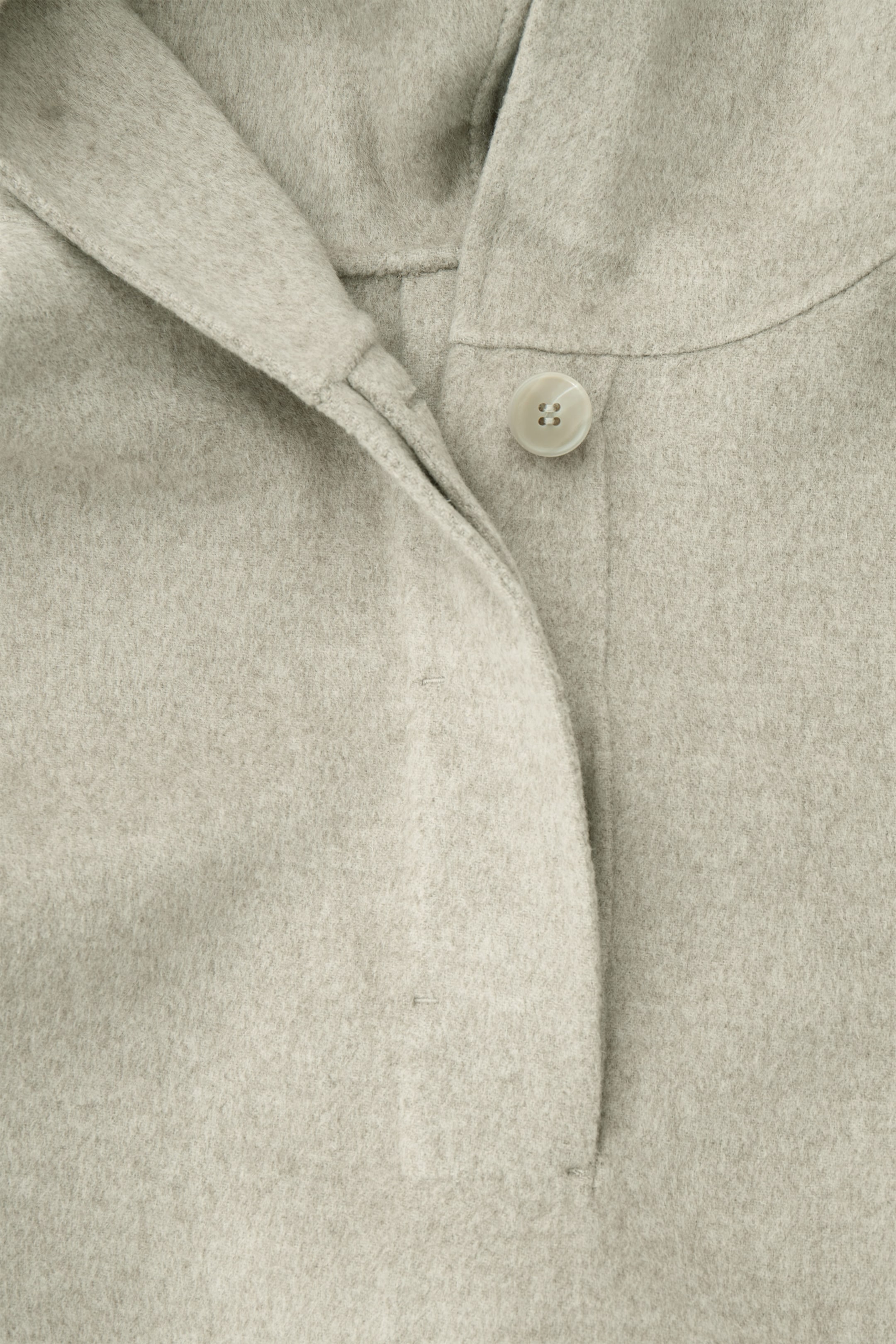 OVERSIZED DOUBLE-FACED WOOL HOODIE
