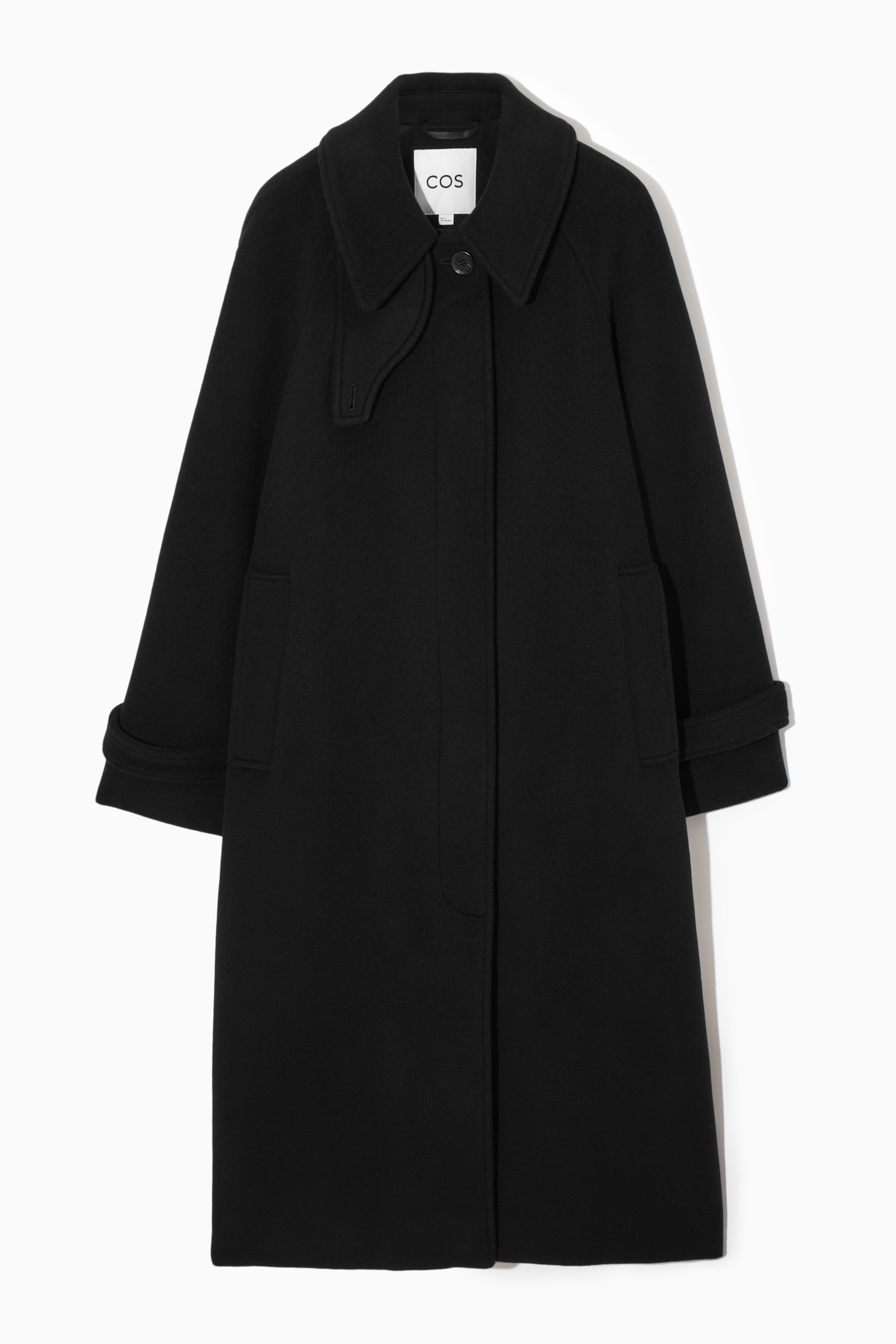 Größeres Bild anzeigen: OVERSIZED-WOLLMANTEL MIT KOKONSILHOUETTE - SCHWARZ - Ladies | H&M AT 1