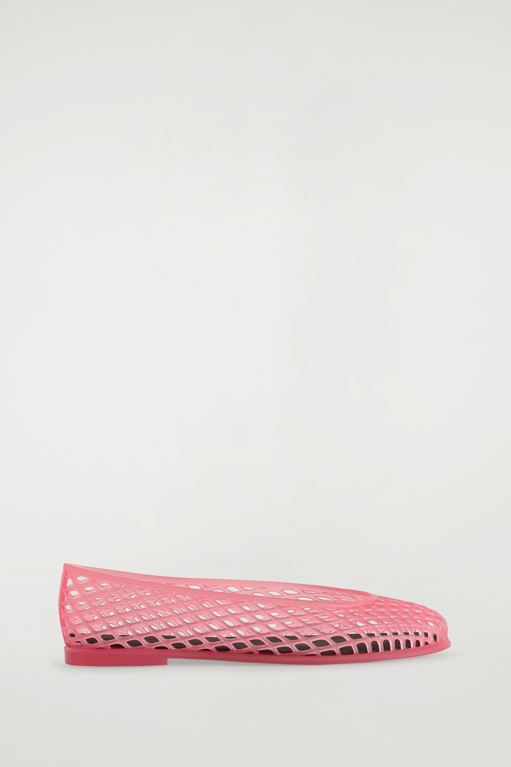 BALLERINES JELLY AJOURÉES - ROUGE/TRANSPARENT