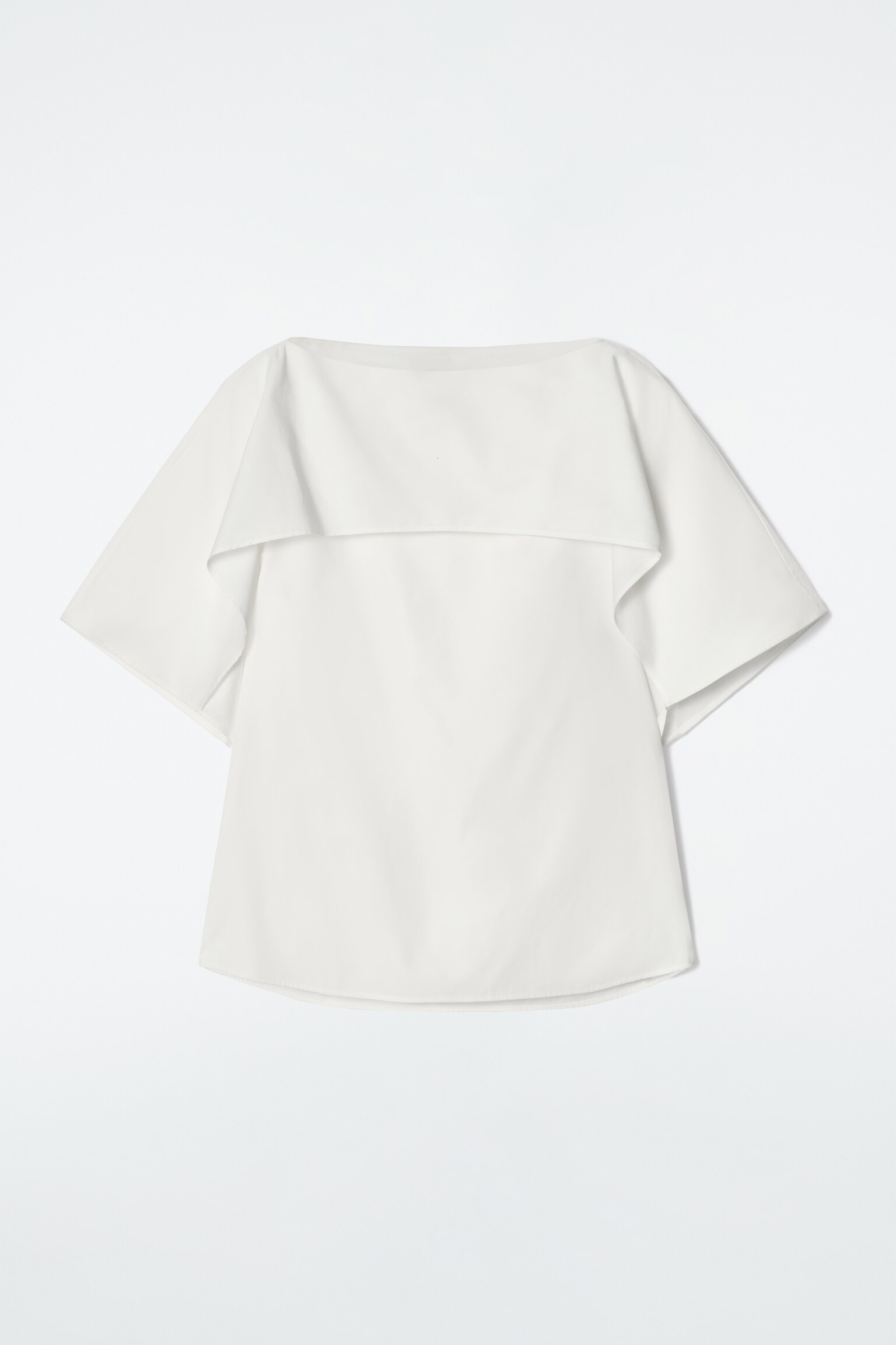 TOP DE ALGODÓN DRAPEADO - BLANCO/VERDE CLARO - 2