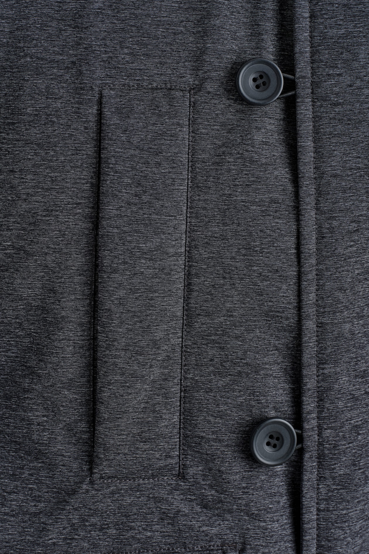TECHNICAL HOODED DOWN PARKA — DARK GRAY