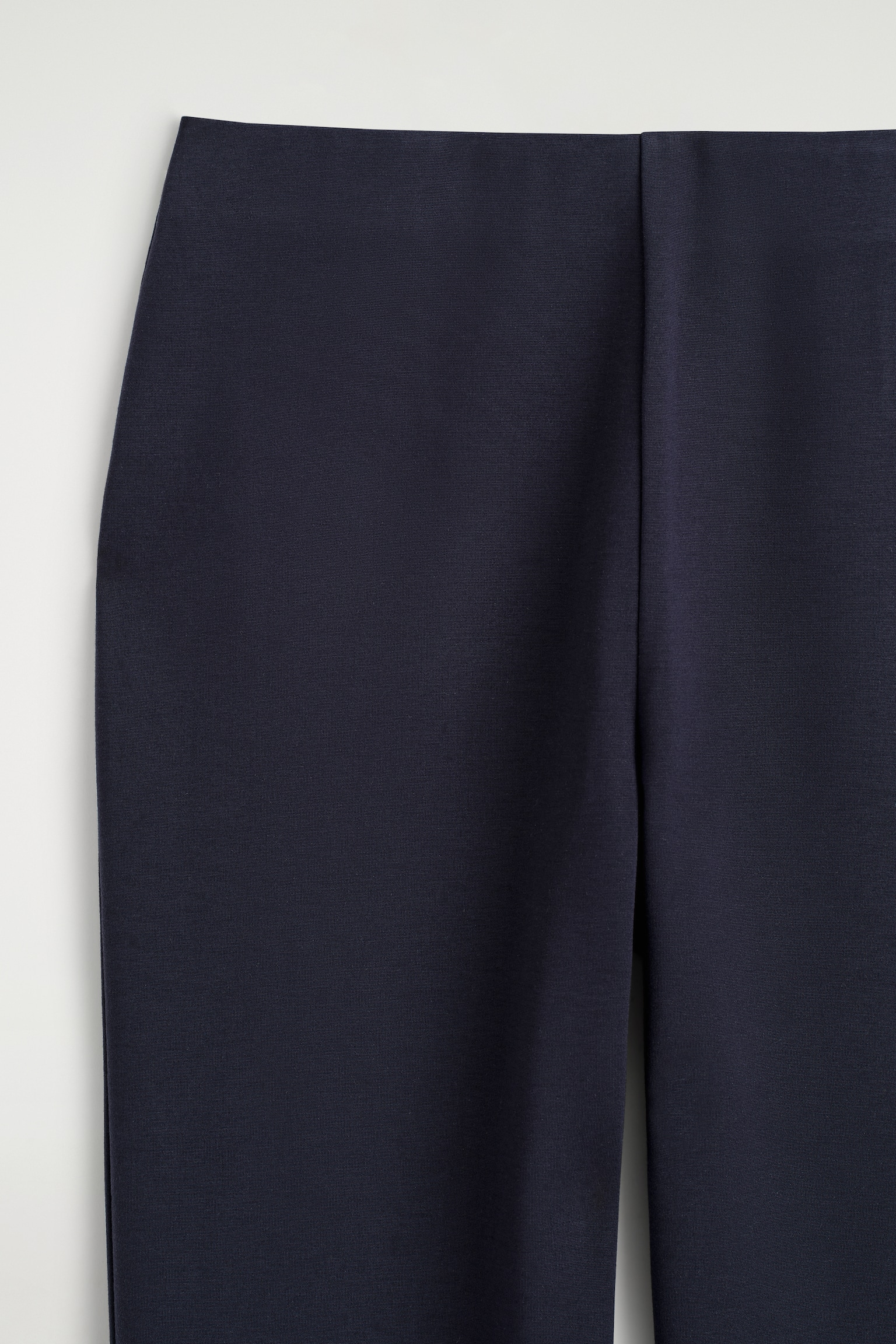 PANTALONI IN JERSEY ELASTICIZZATI A GAMBA DRITTA - BLU NAVY - 5