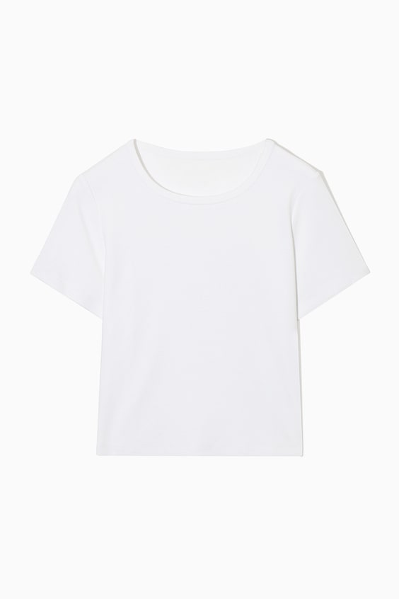 Cropped Slim Fit T-shirt