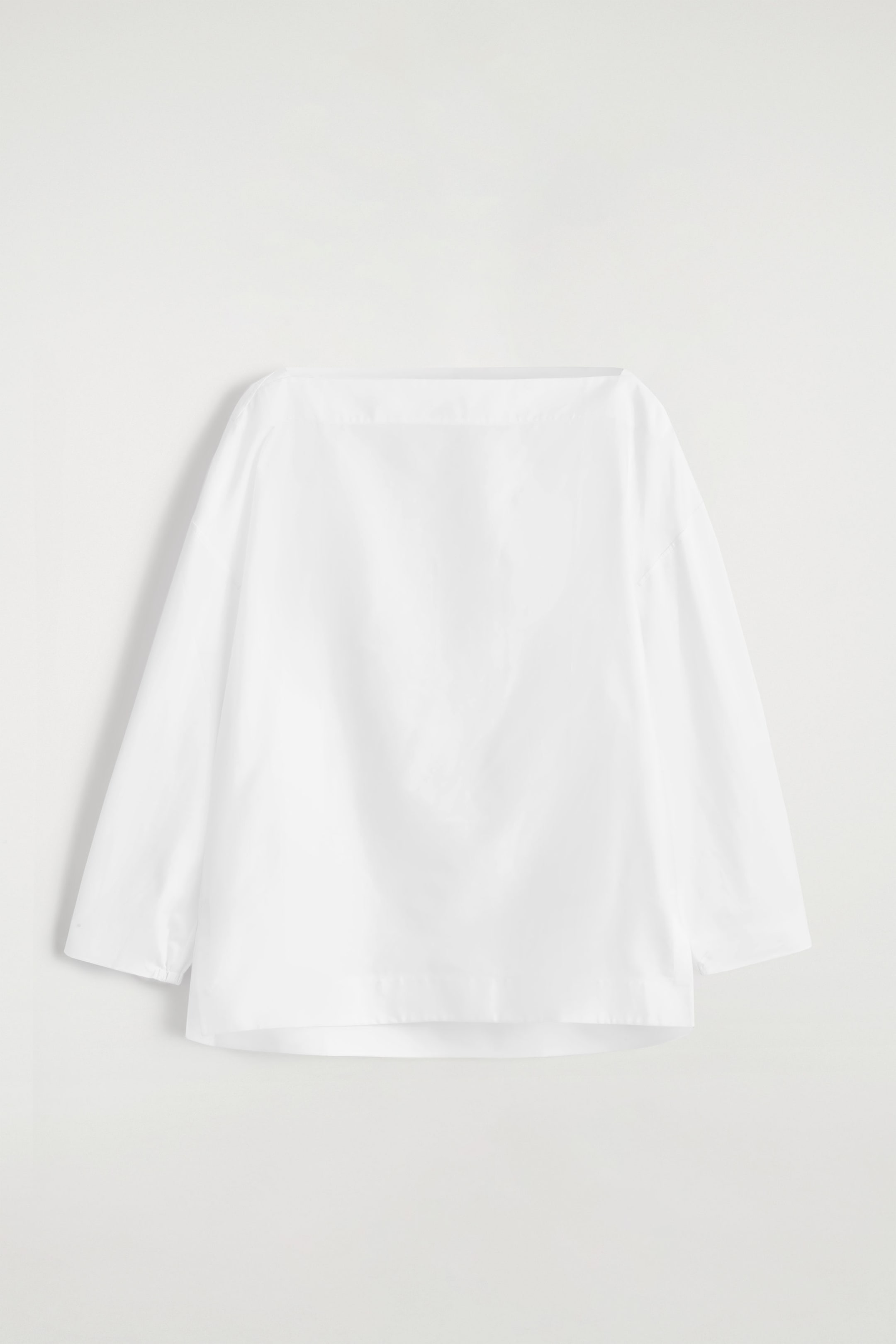 BARREL-LEG COTTON PANTS