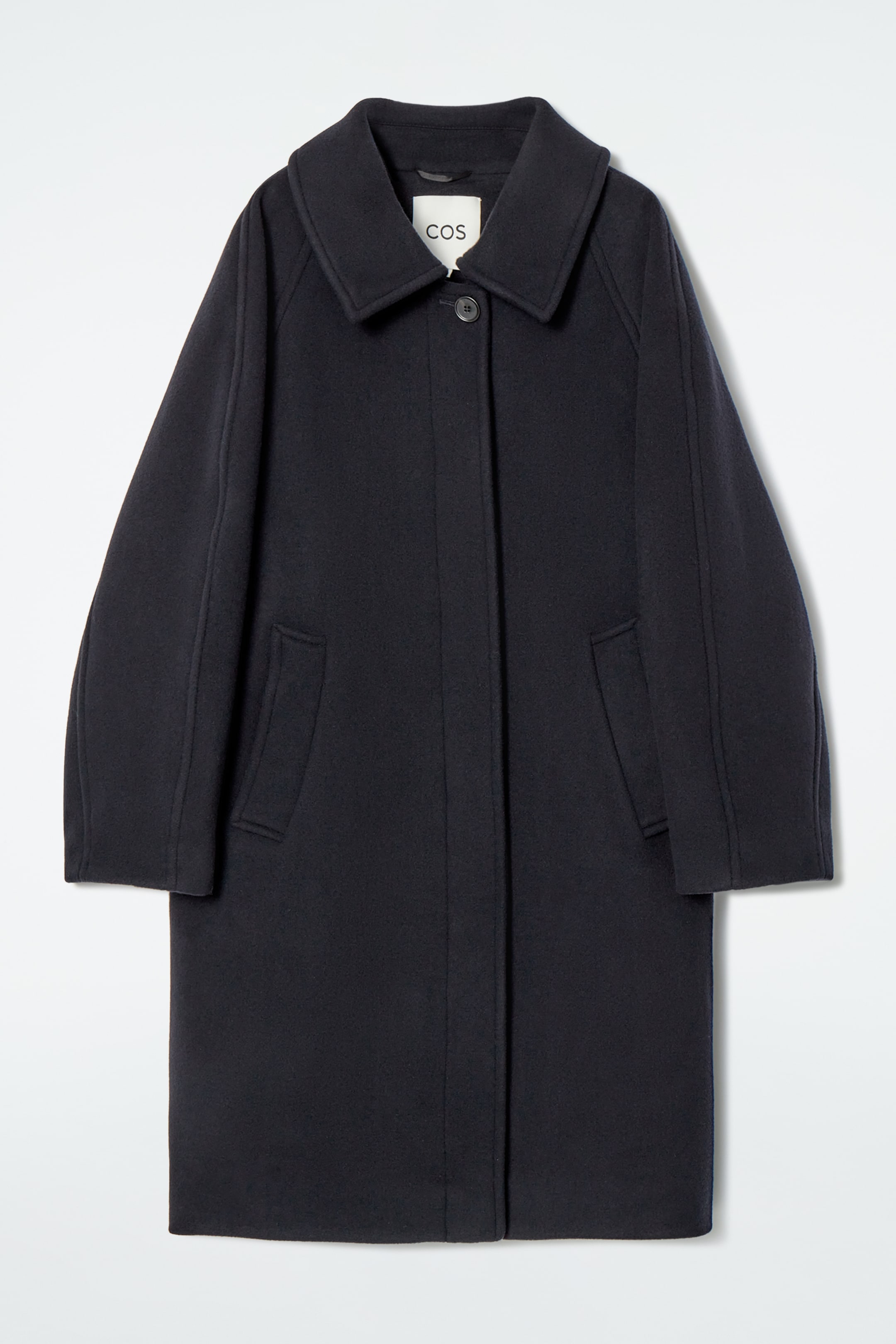 Grösseres Bild ansehen: EINREIHIGER OVERSIZED-WOLLMANTEL - NAVYBLAU - DAMEN | H&M CH 5
