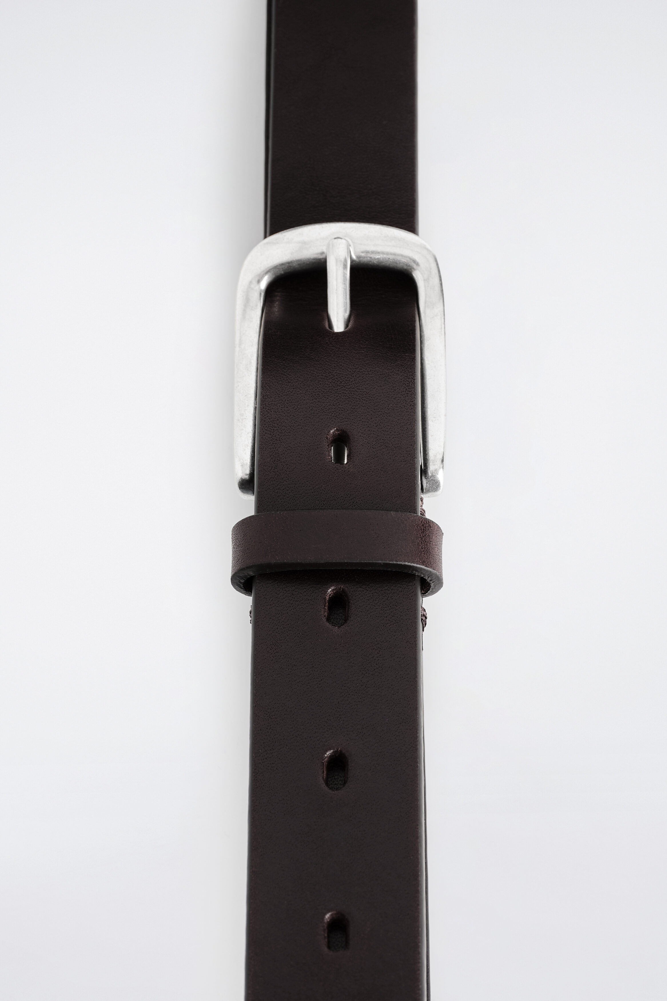 SQUARE-BUCKLE LEATHER BELT - thumbnail 6