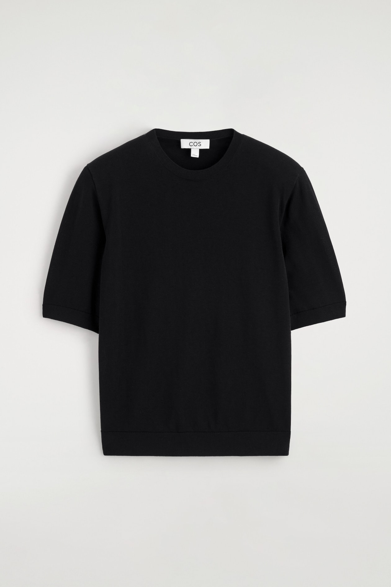 SCULPTED SILK-COTTON T-SHIRT