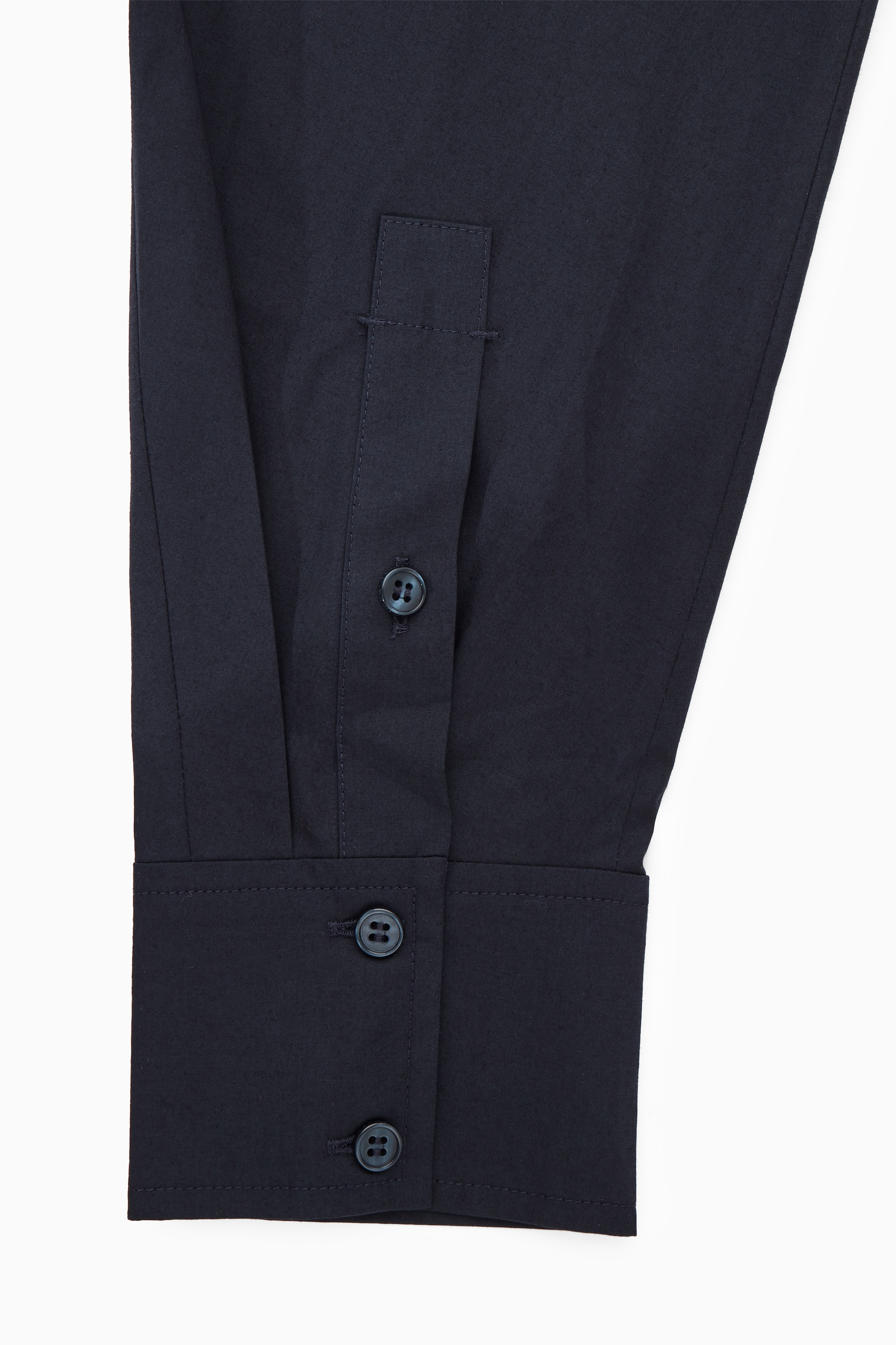 Ingrandisci l'immagine: WAISTED MIDI SHIRT DRESS - NAVY - DONNA | H&M CH 2