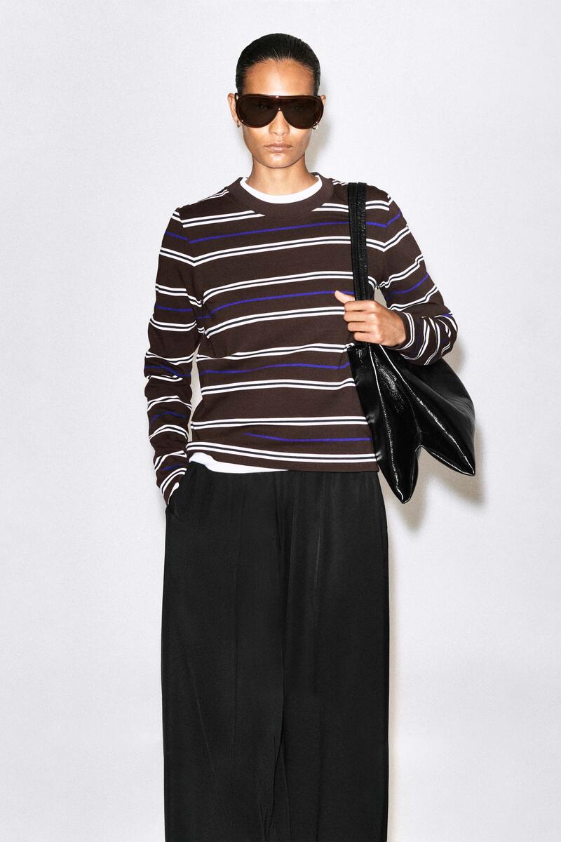 Clean Cut Long-Sleeved T-Shirt