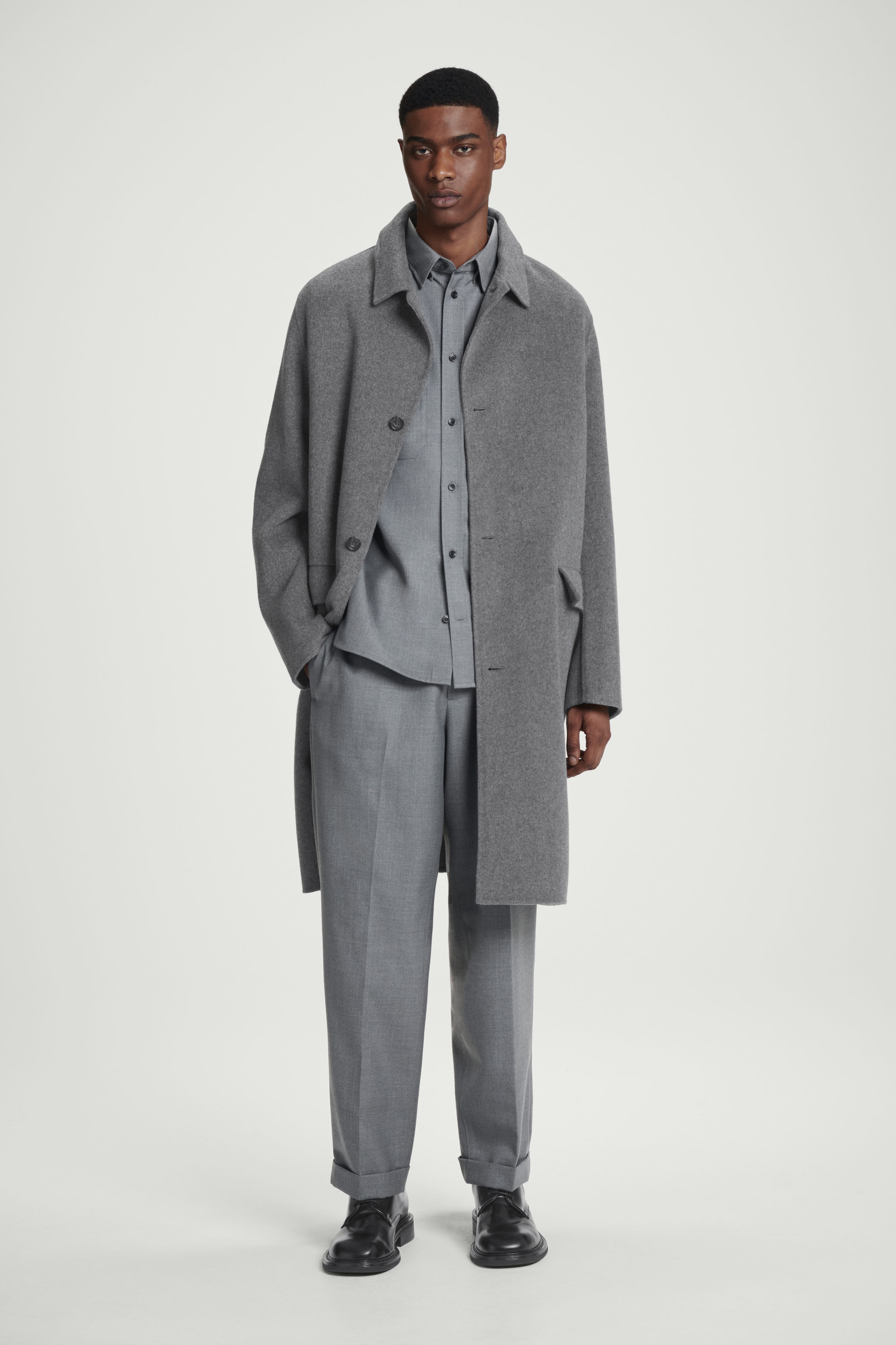 ★★ ★★ Men's Melange Utility Shirt Grey J32618 Melange Utility Shirt | grey | Calvin Klein Hong Kong