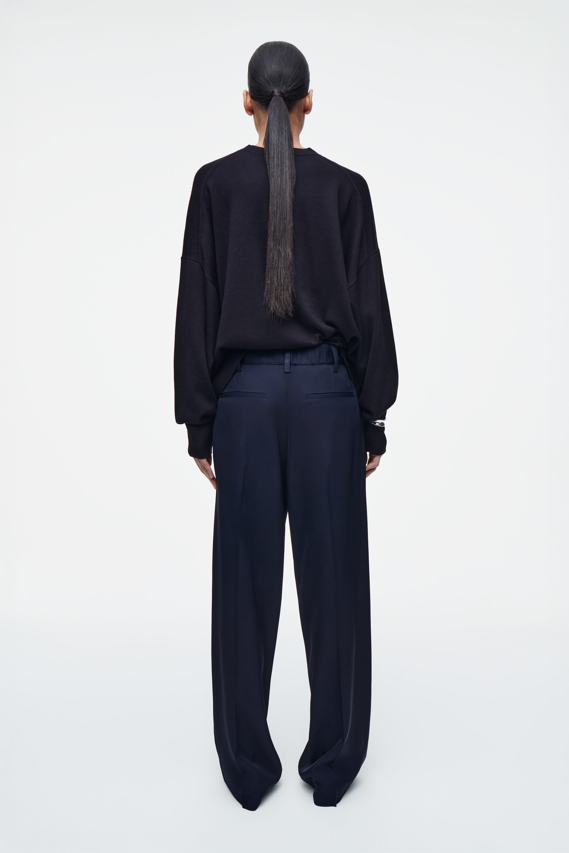PANTALONE A GAMBA DRITTA CON COULISSE