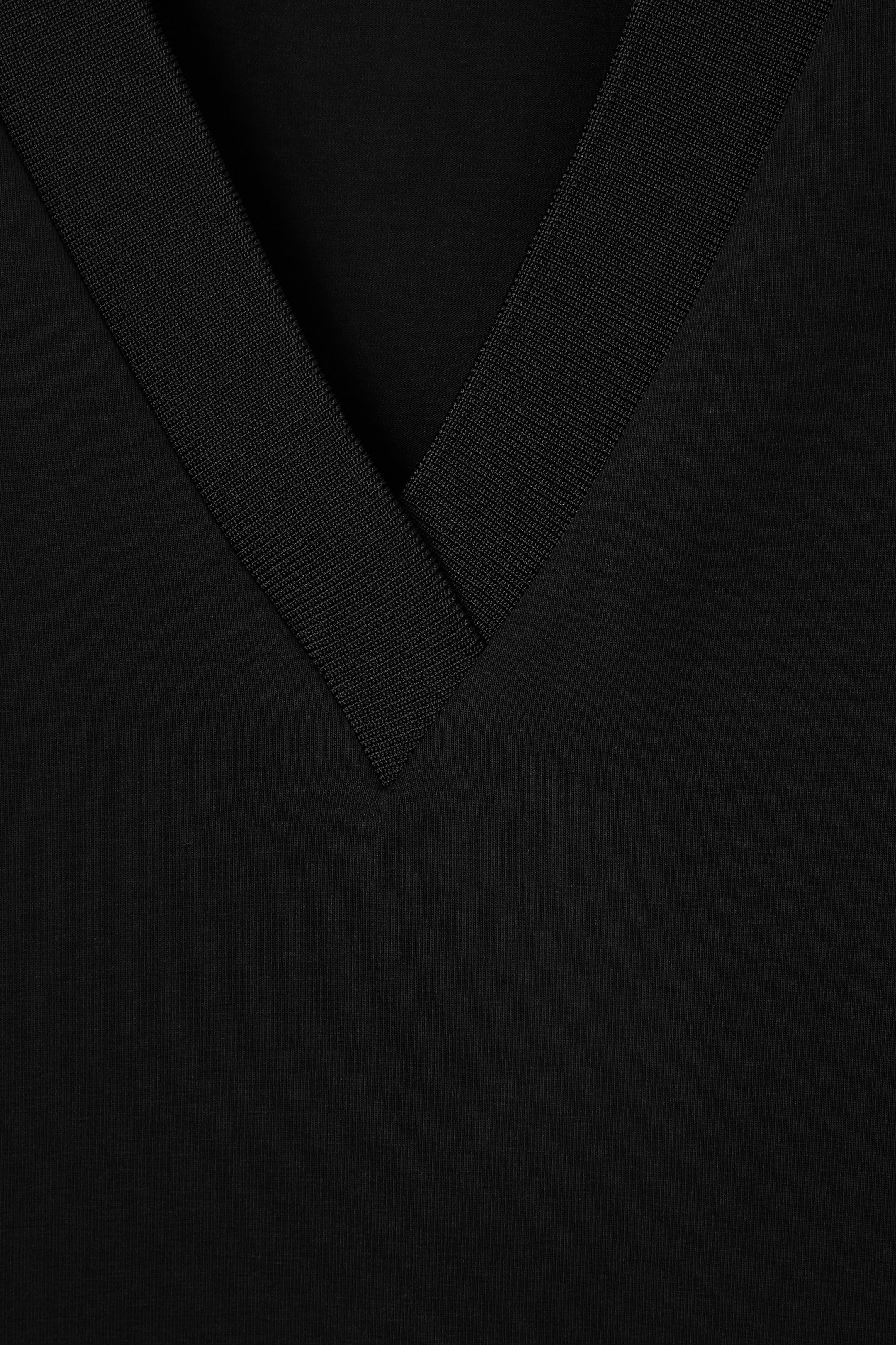 View larger image: V-NECK MIDI DRESS - BLACK - Ladies | H&M GB 2