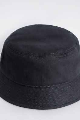 COTTON BUCKET HAT — NAVY 3