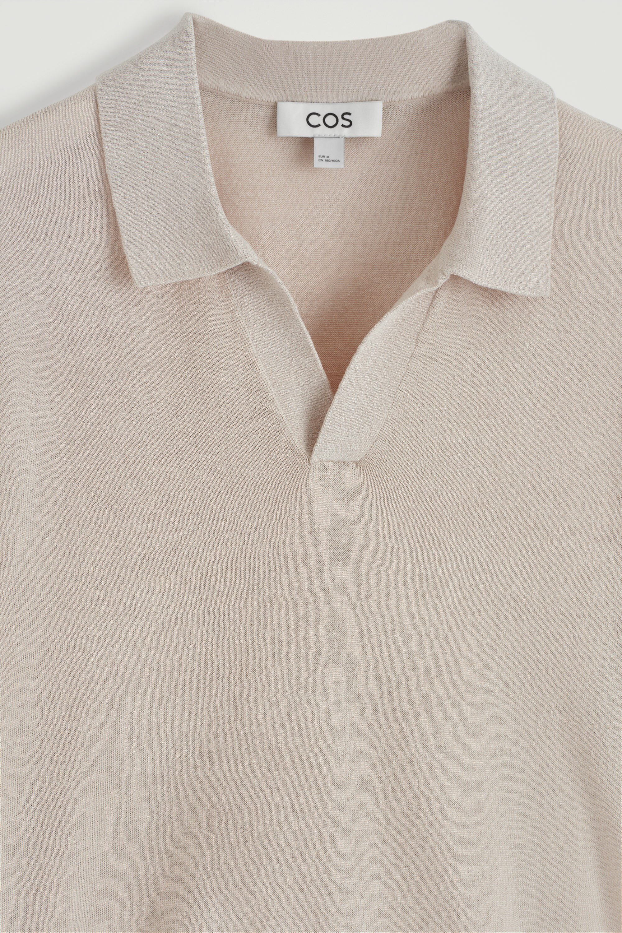トップス Cotton-Brend Knitted Polo Shirt COTTON BLEND KNIT POLO SHIRT - Light blue | ZARA United States