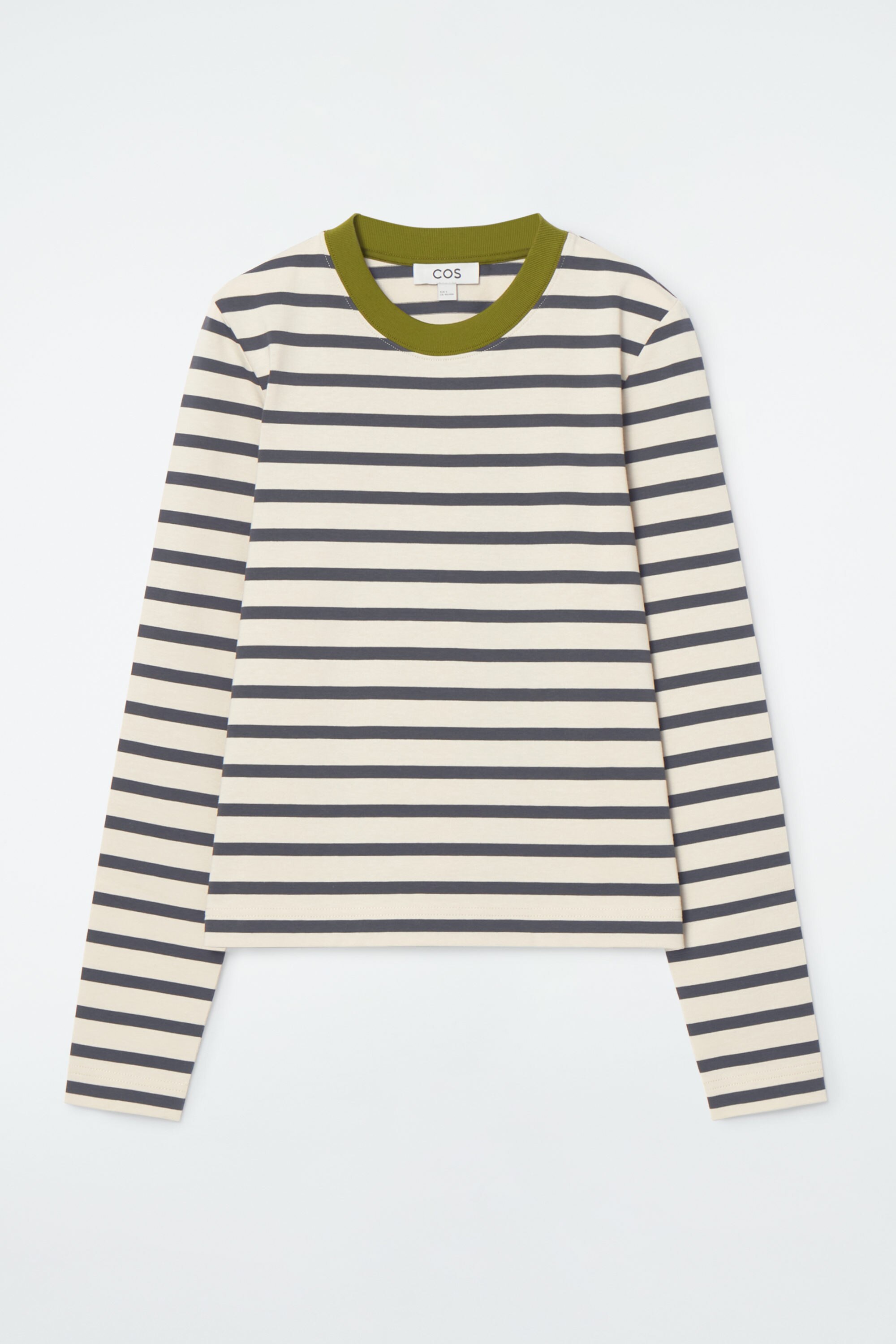 【PORTERNA】Woolen Stripe Tencel T-Shirt Womens L/S Tencel,Msw9164224