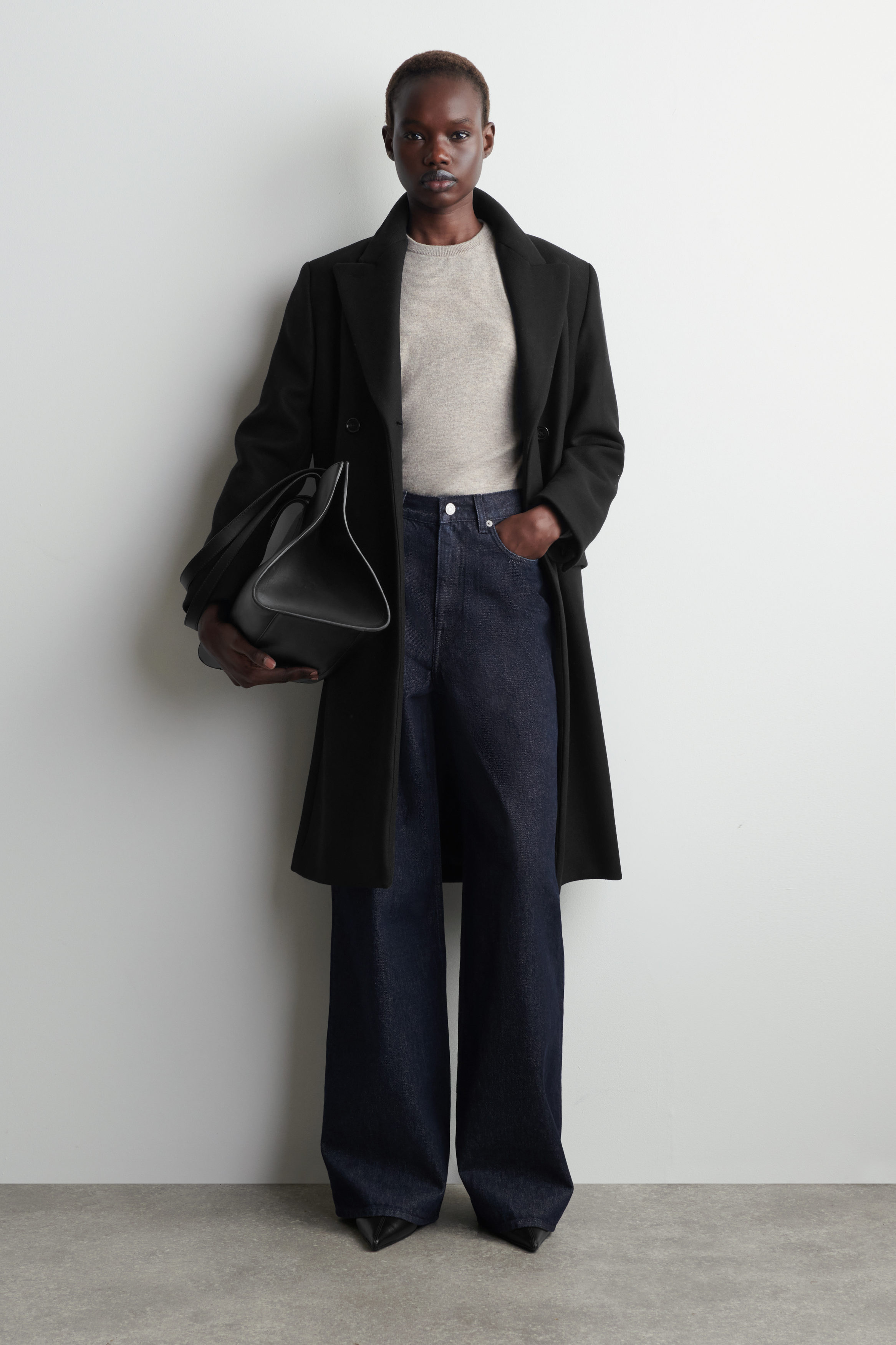 DIAL WIDE-LEG JEANS - DARK BLUE | COS US