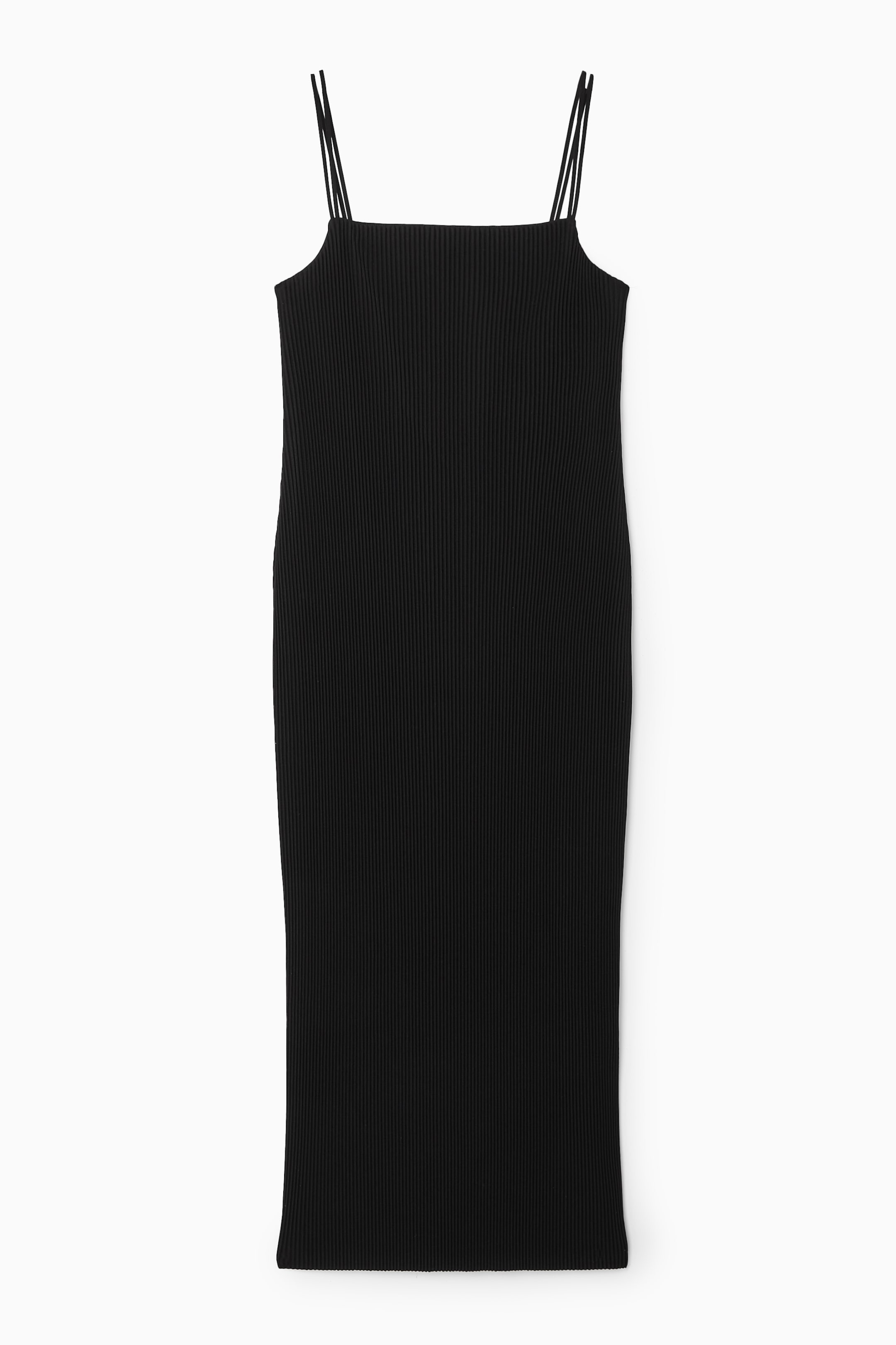 Ingrandisci l'immagine: PLISSÉ MIDI SLIP DRESS - BLACK - DONNA | H&M CH 1