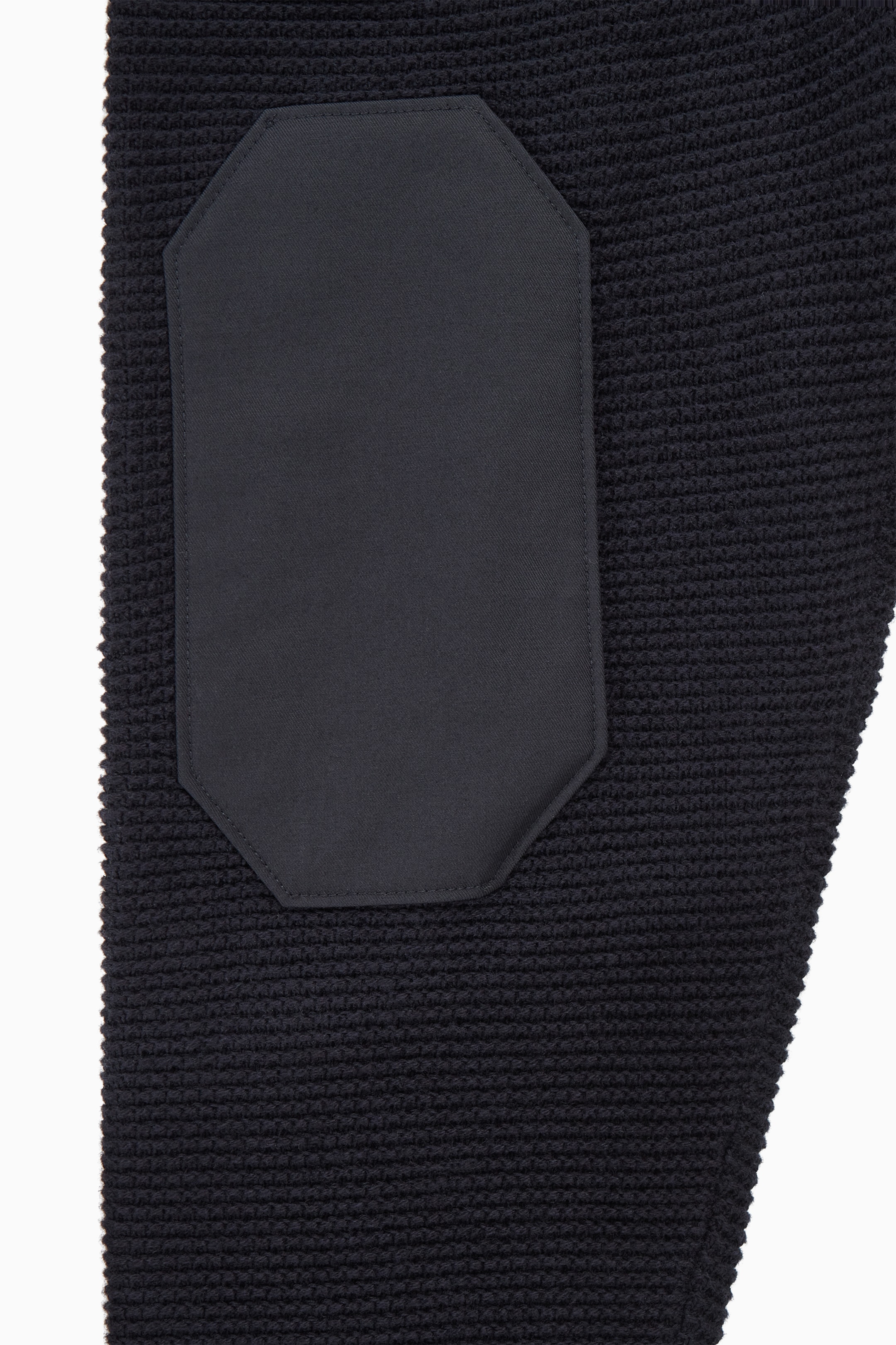 View larger image: WAFFLE-KNIT HENLEY JUMPER - NAVY - Men | H&M GB 2
