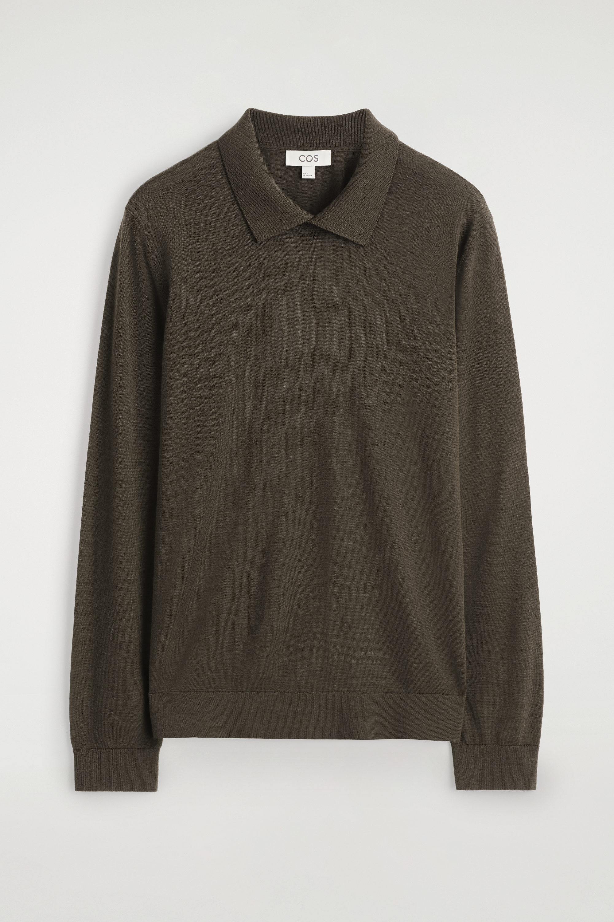 CONTRAST-STRIPE KNITTED TRACK JACKET - NAVY / IVORY | COS