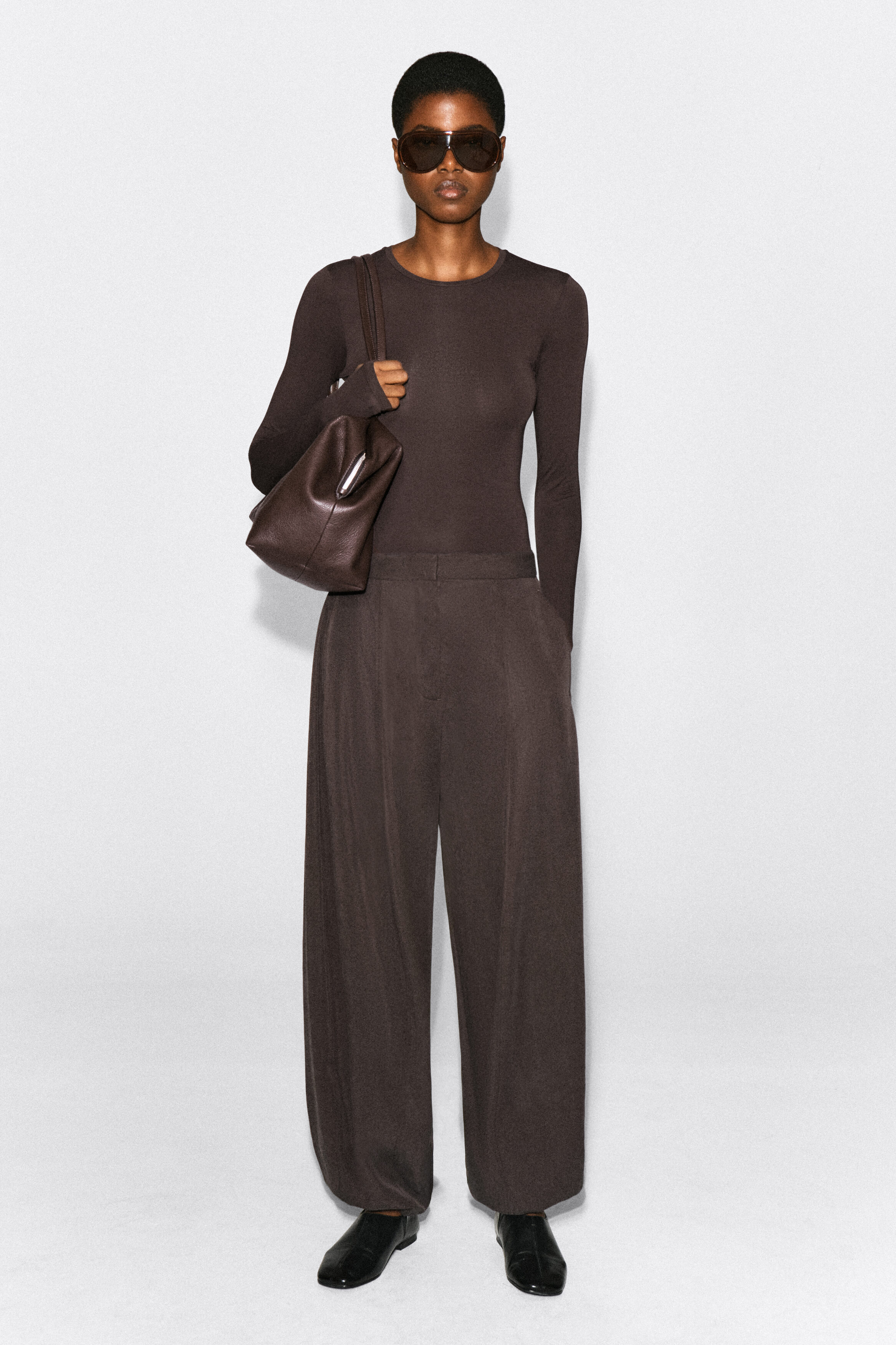 TOGGLE-HEM BALLOON PANTS