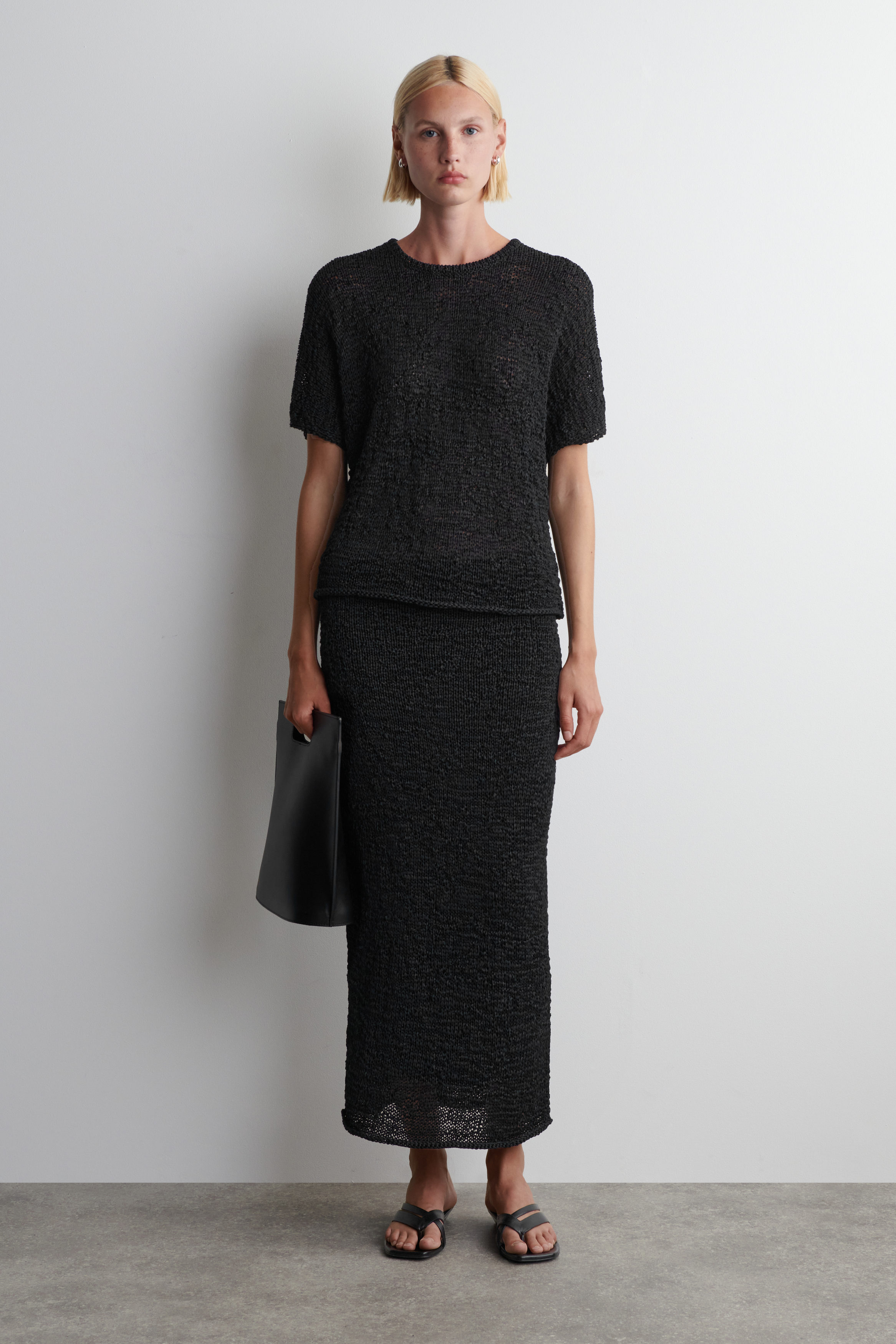 COS フレンチスリーブニットドレス COS フレンチスリーブニットドレス COS フレンチスリーブニットドレス