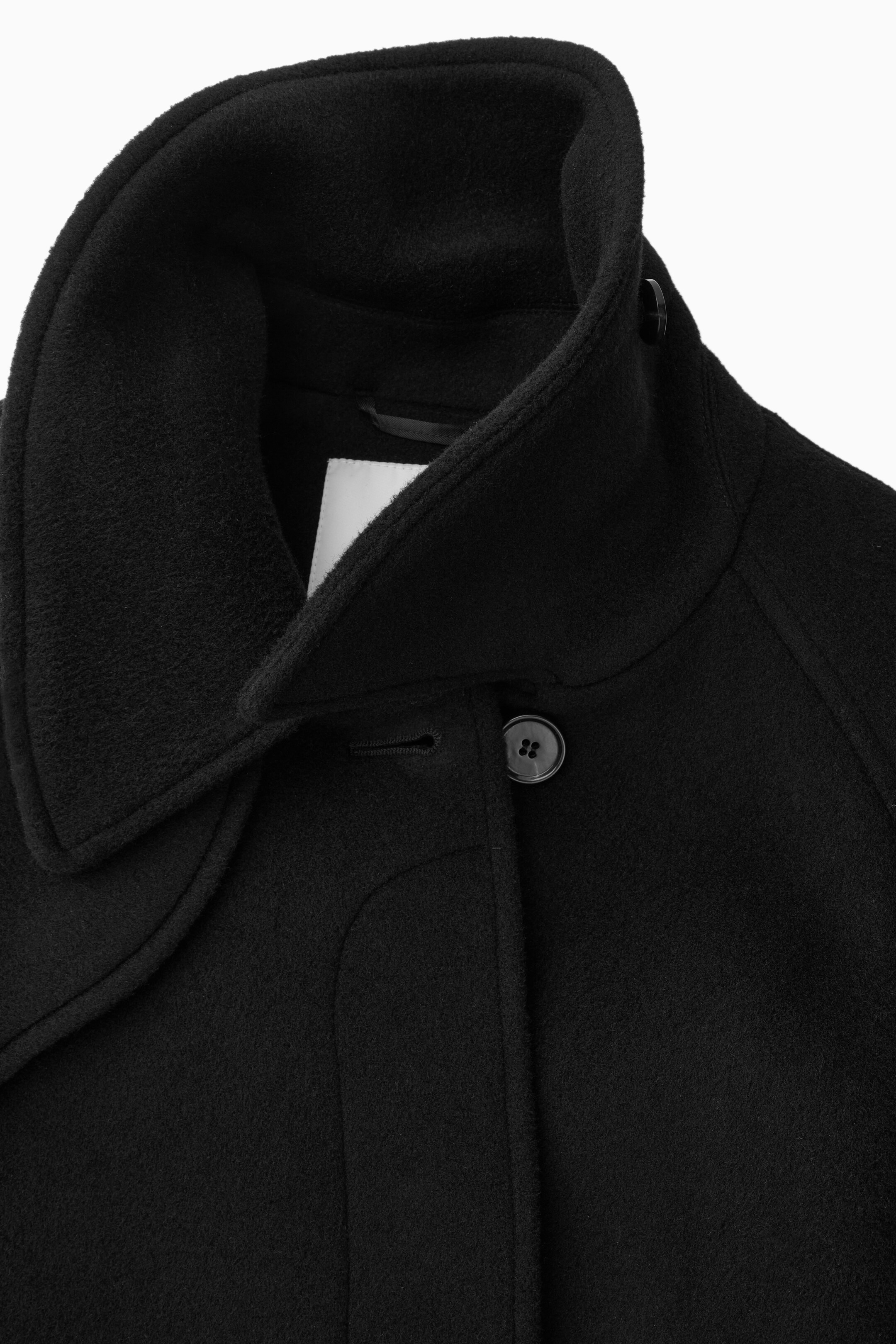 Größeres Bild anzeigen: OVERSIZED-WOLLMANTEL MIT KOKONSILHOUETTE - SCHWARZ - Ladies | H&M AT 2