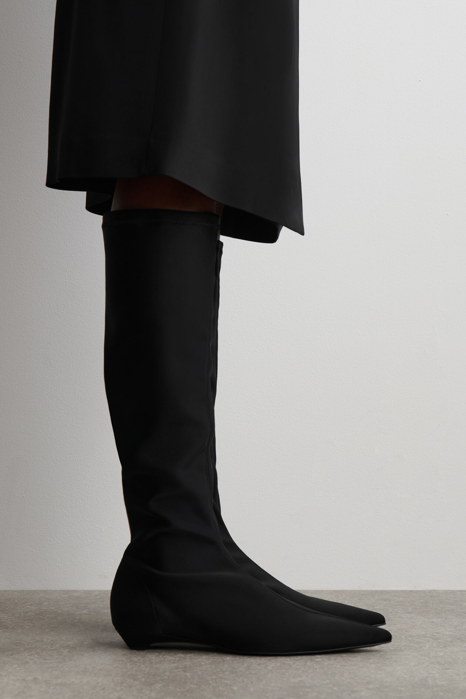 CIZME SCUBA CU VÂRF ASCUȚIT - BLACK - 4