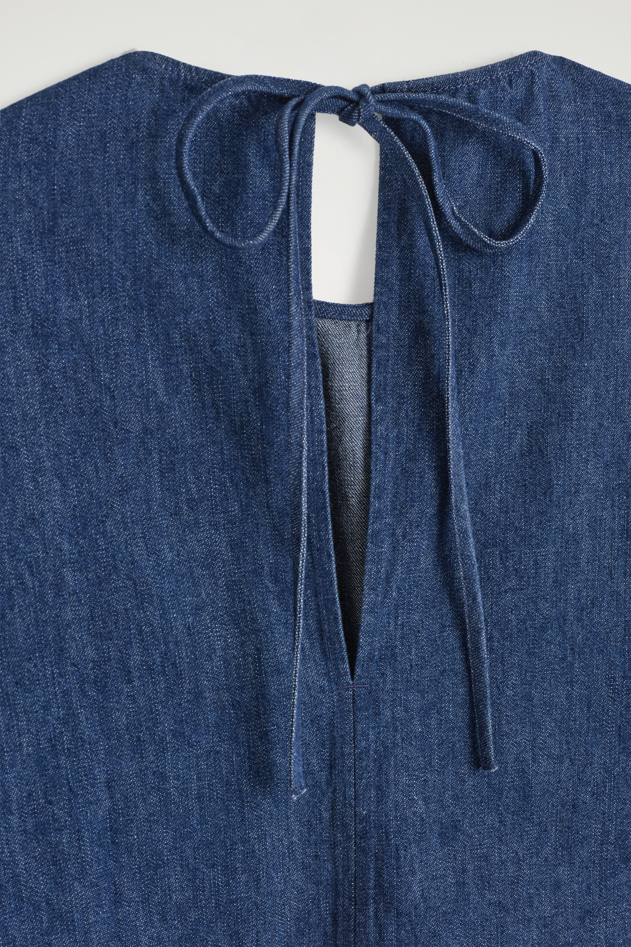 Agrandir l'image: HAUT À BASQUE EN DENIM - BLEU FONCÉ - FEMME | H&M FR 7