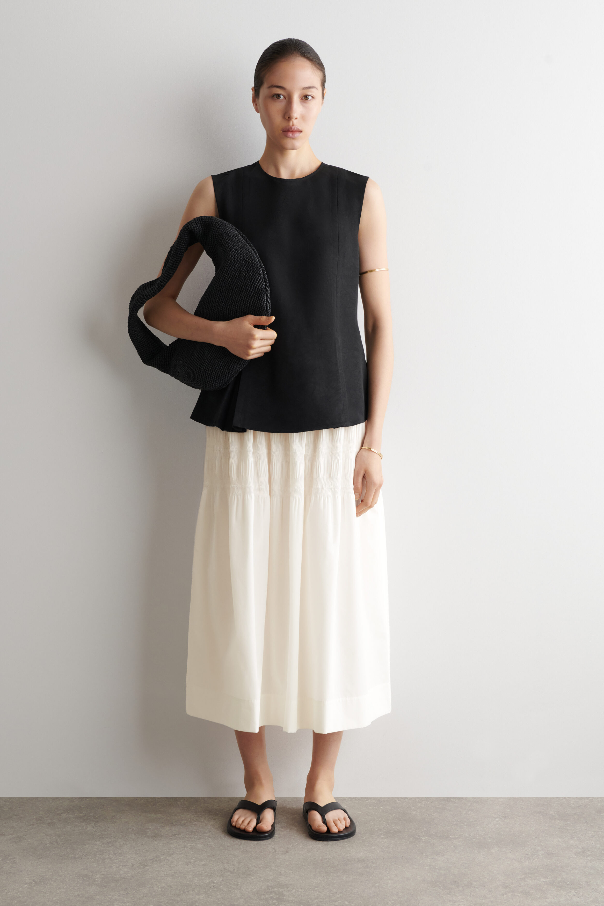 PLEATED PEPLUM TOP - thumbnail 5