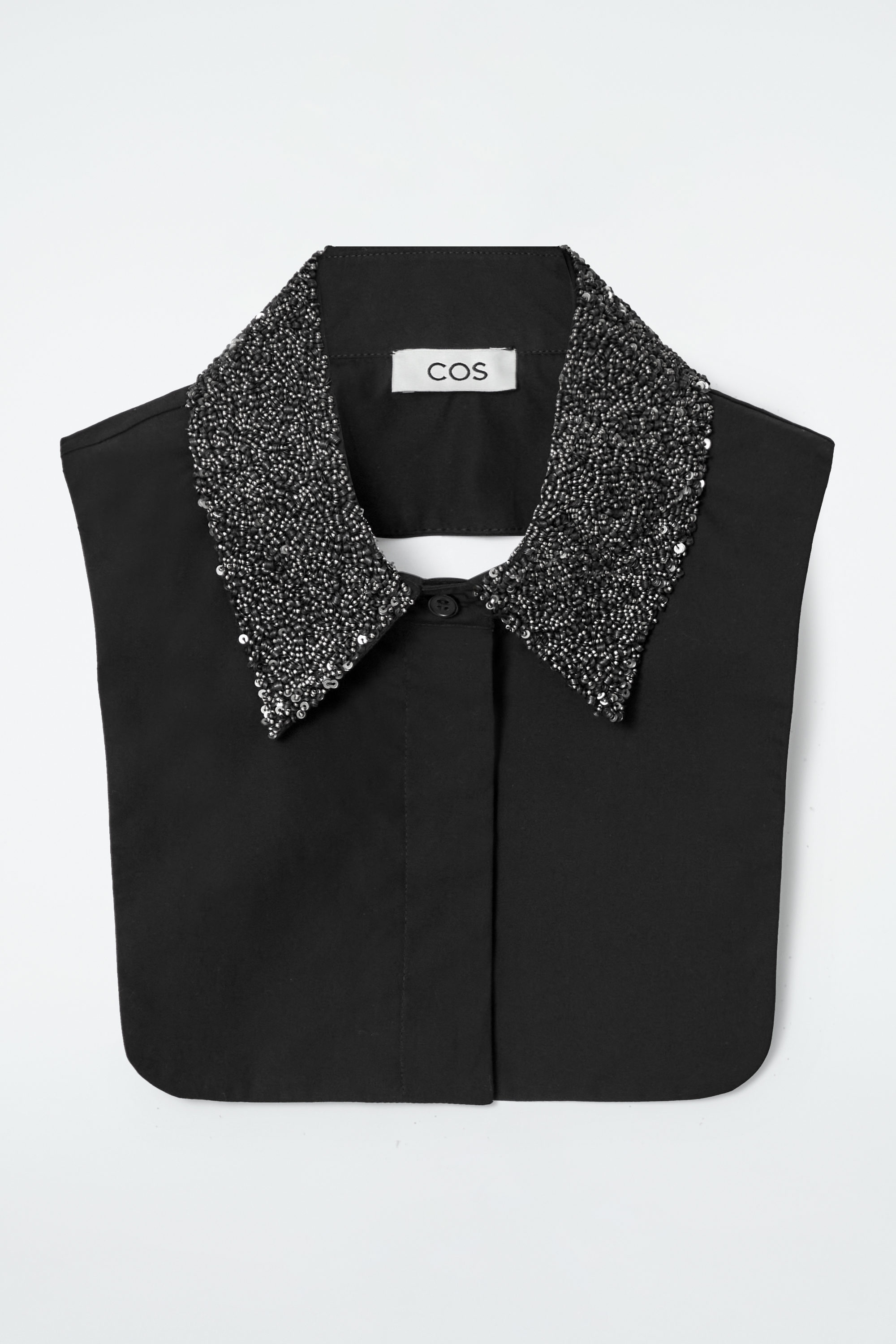 【新品未使用】Bibiy. EMILIA COLLAR KNIT BLACK Alice + Olivia Ciara Pearl Embellished Collar Black top