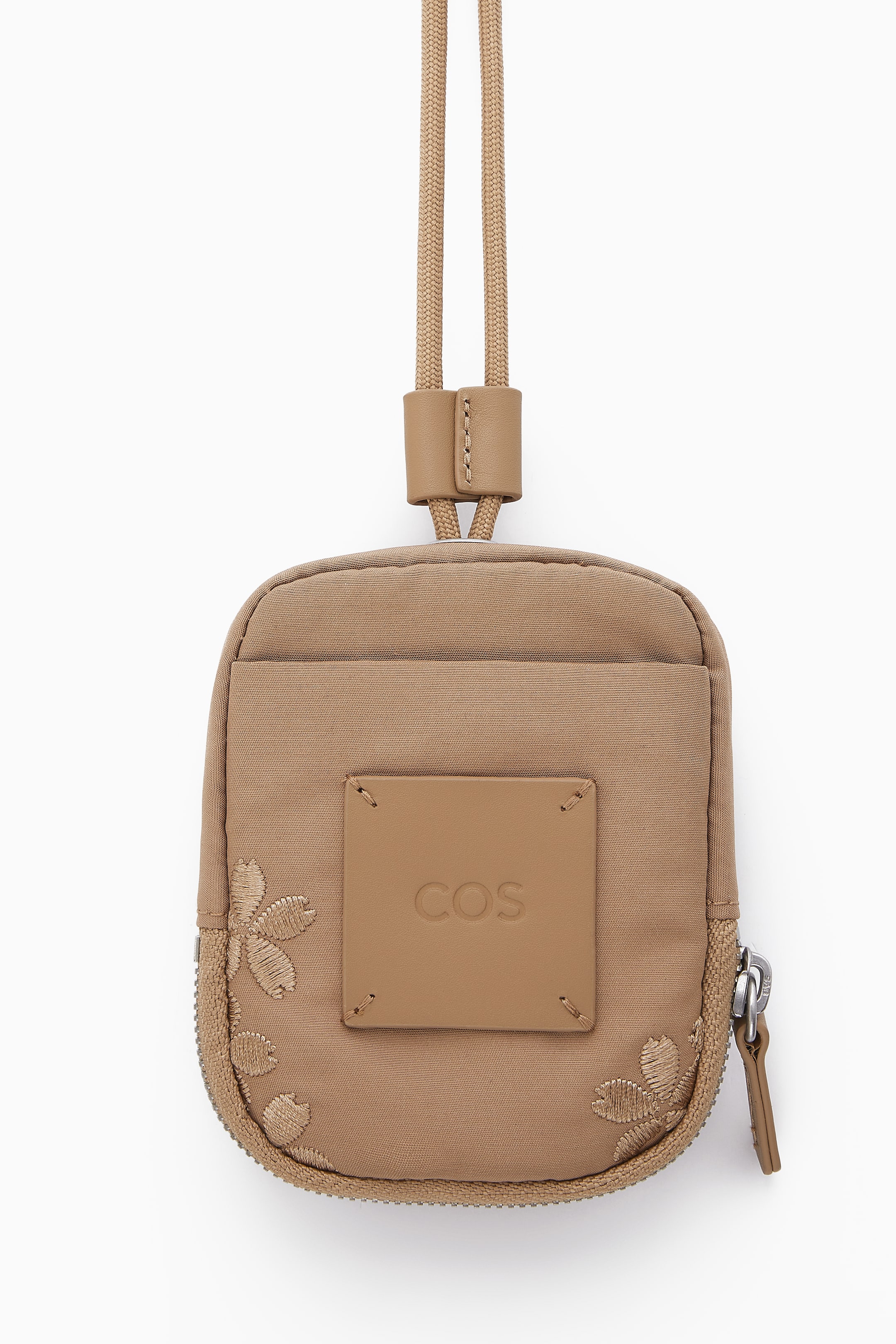 View larger image: EMBROIDERED FLORAL MINI POUCH - TERRACOTTA - Men | H&M GB 2