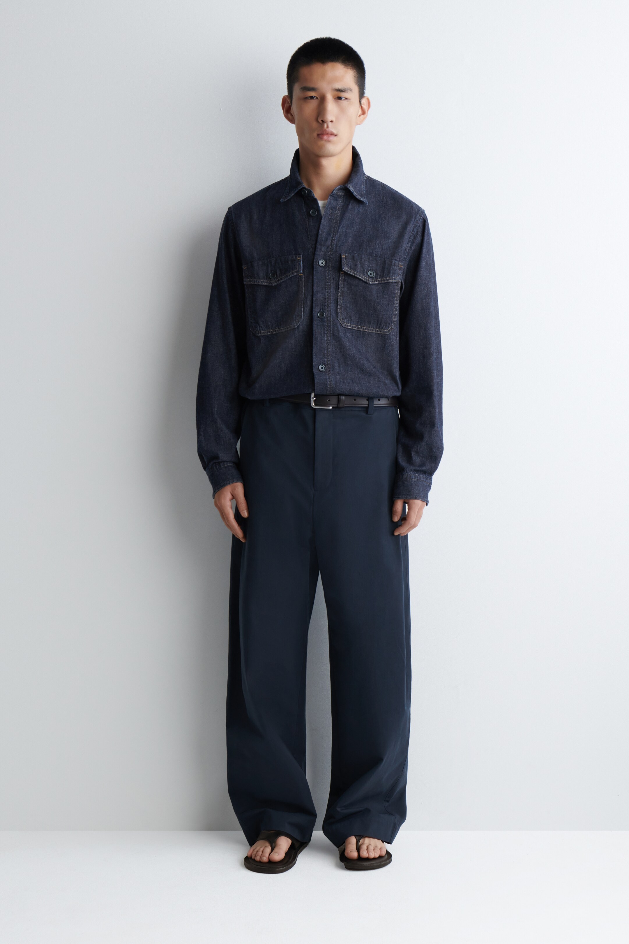 Agrandir l'image: CHEMISE EN DENIM - BLEU FONCÉ - HOMME | H&M FR 2
