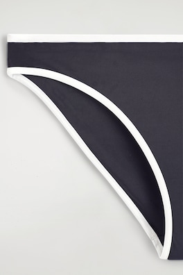 CONTRAST-TRIMMED BIKINI BRIEFS — NAVY / WHITE 4