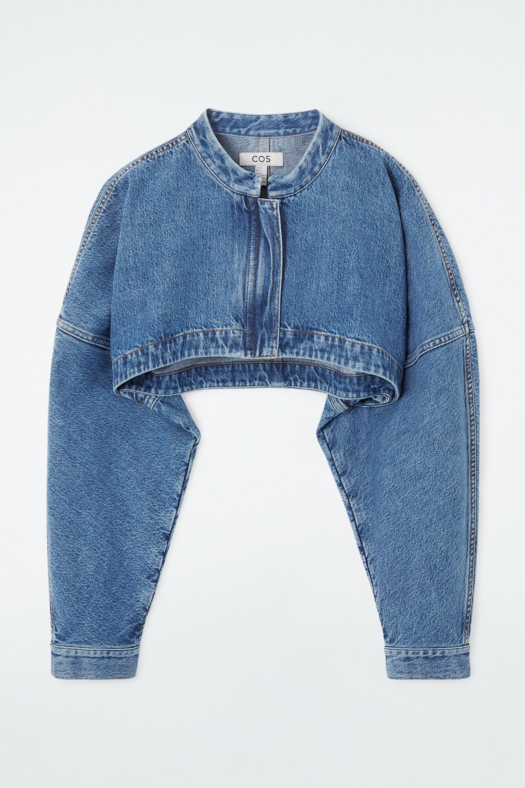 View larger image: CROPPED HYBRID DENIM JACKET - BLUE - Ladies | H&M GB 1