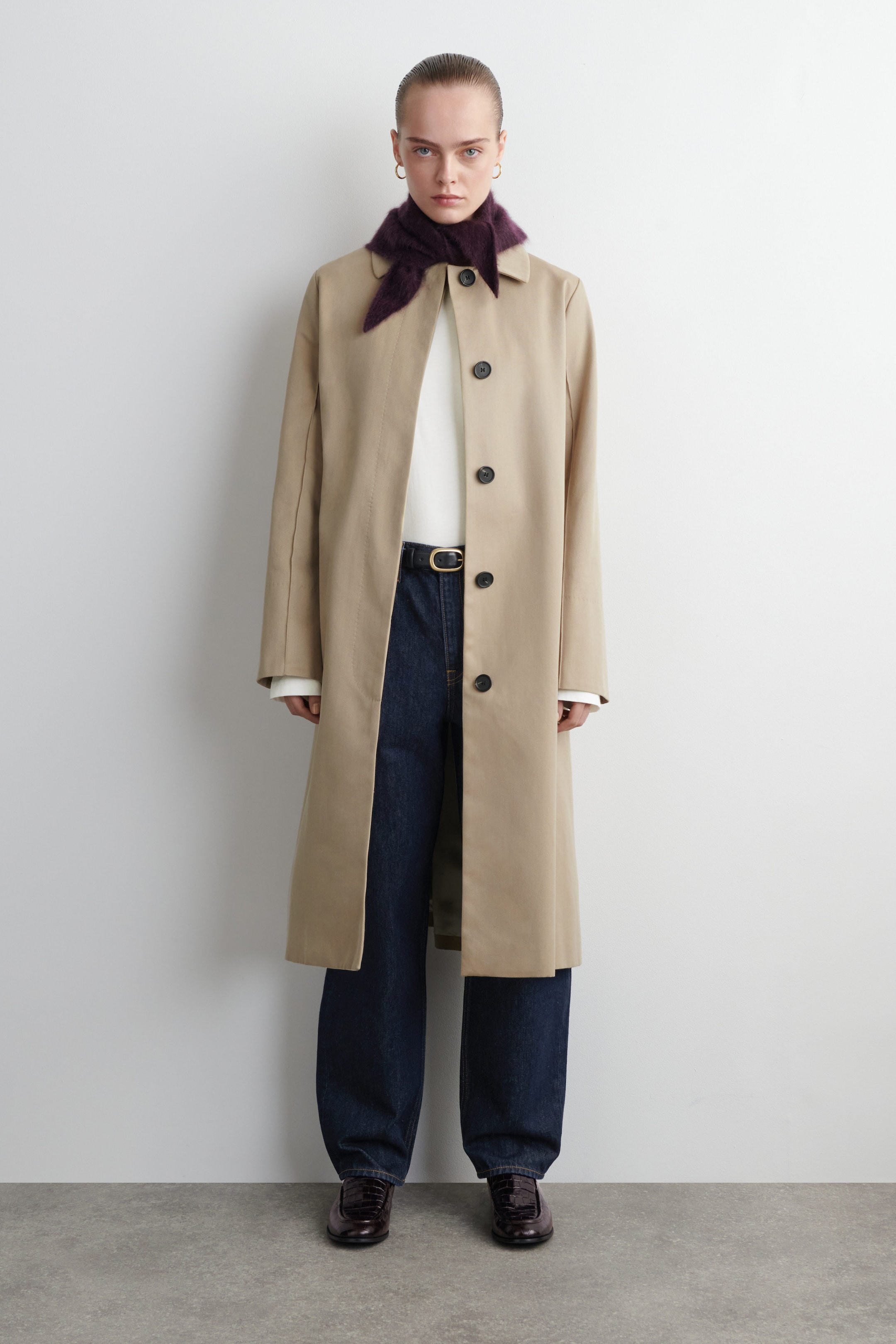 FOULARD EN CACHEMIRE BROSSÉ