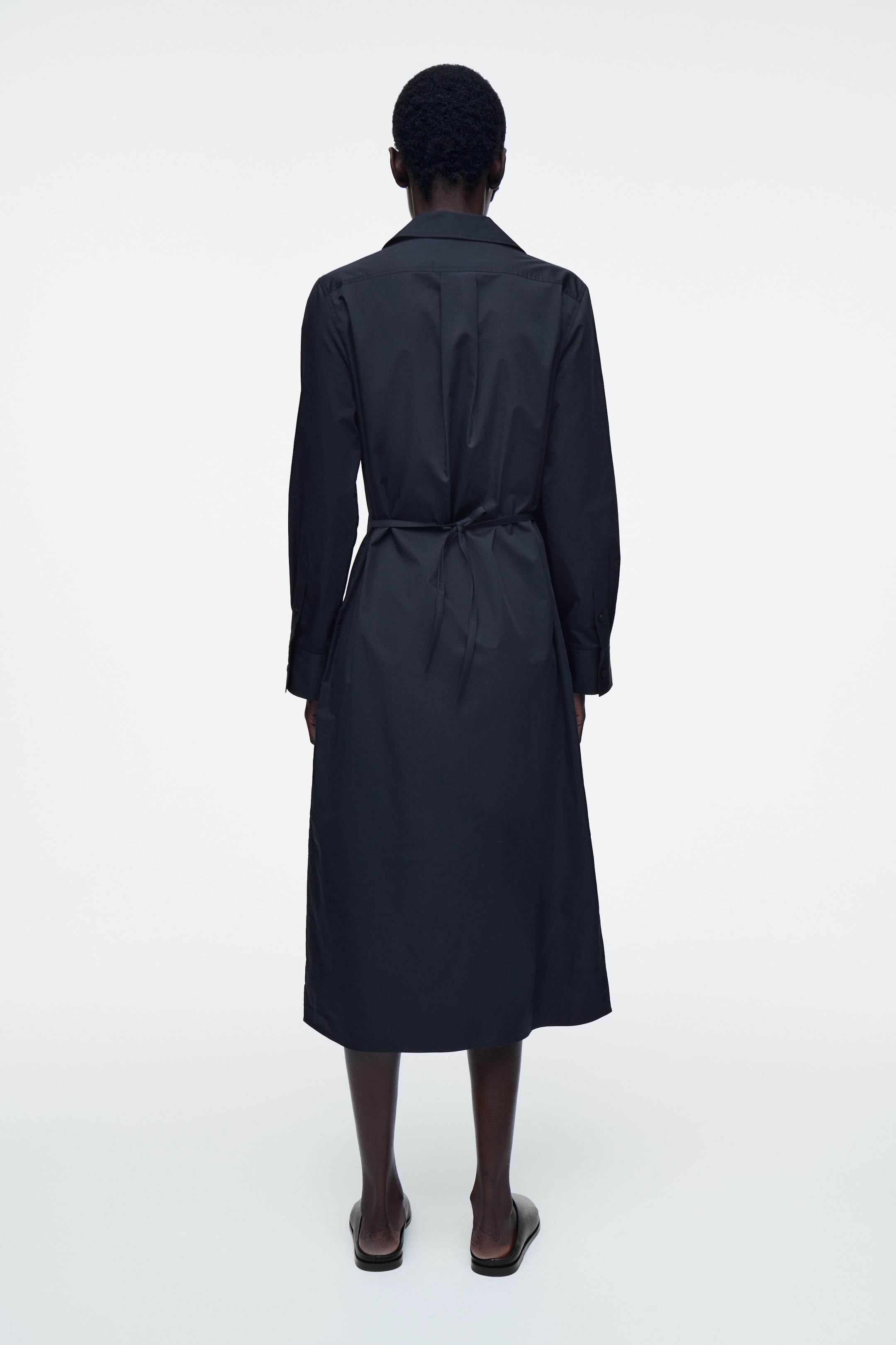 Visualizza immagine più grande: CHEMISIER MIDI DOPPIOPETTO - BLU NAVY - DONNA | H&M IT 4