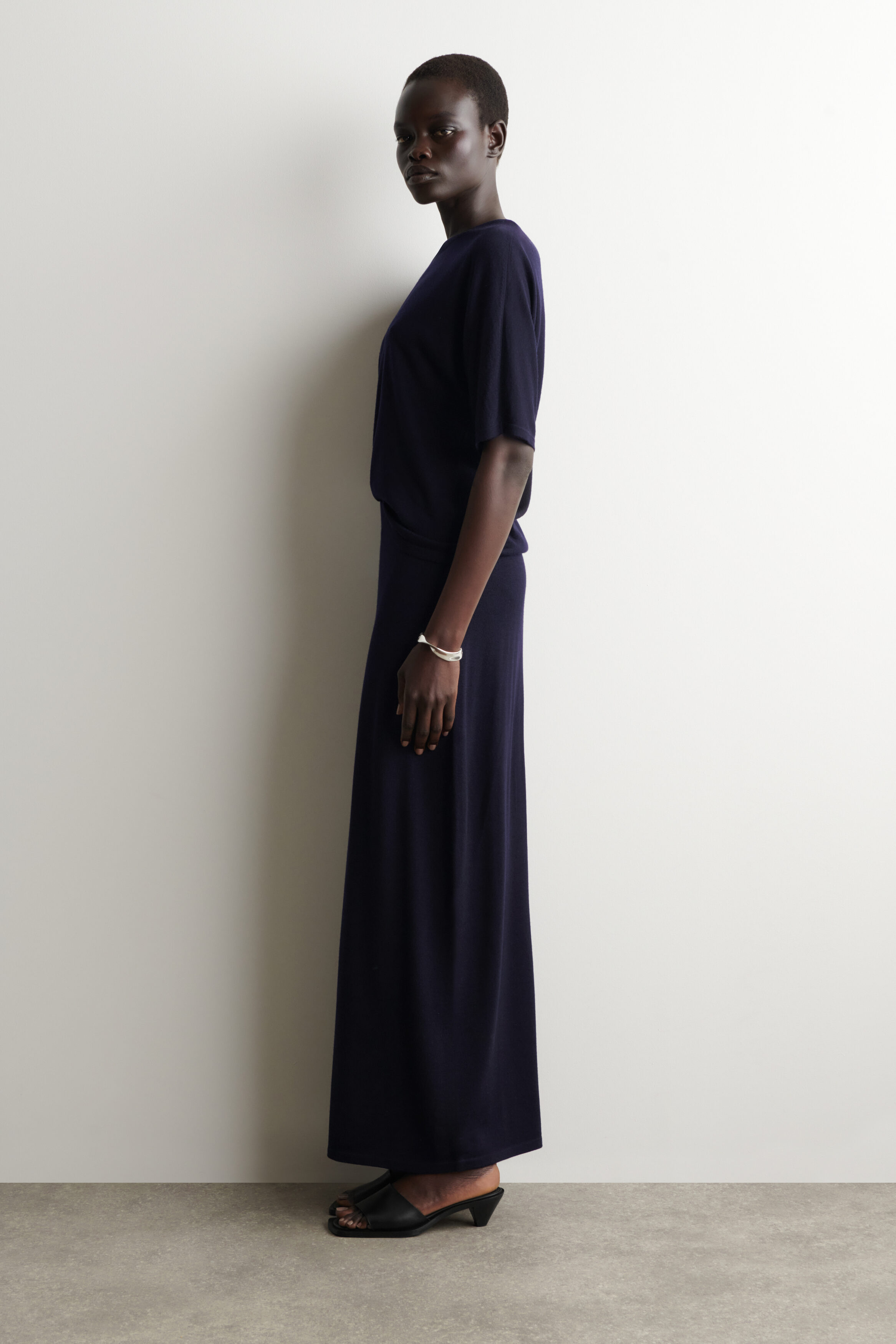 スカート COS UTILITY A-LINE MAXI SKIRT, Navy COS Utility A-line Maxi Skirt in Blue | Lyst
