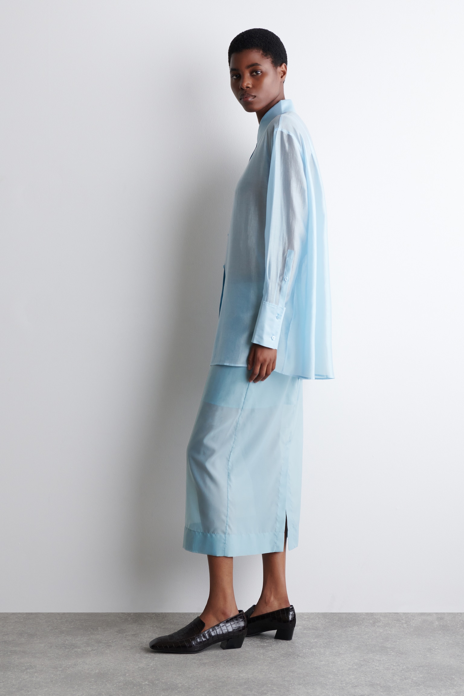 TRANSPARENTES HEMD - Blau - 3