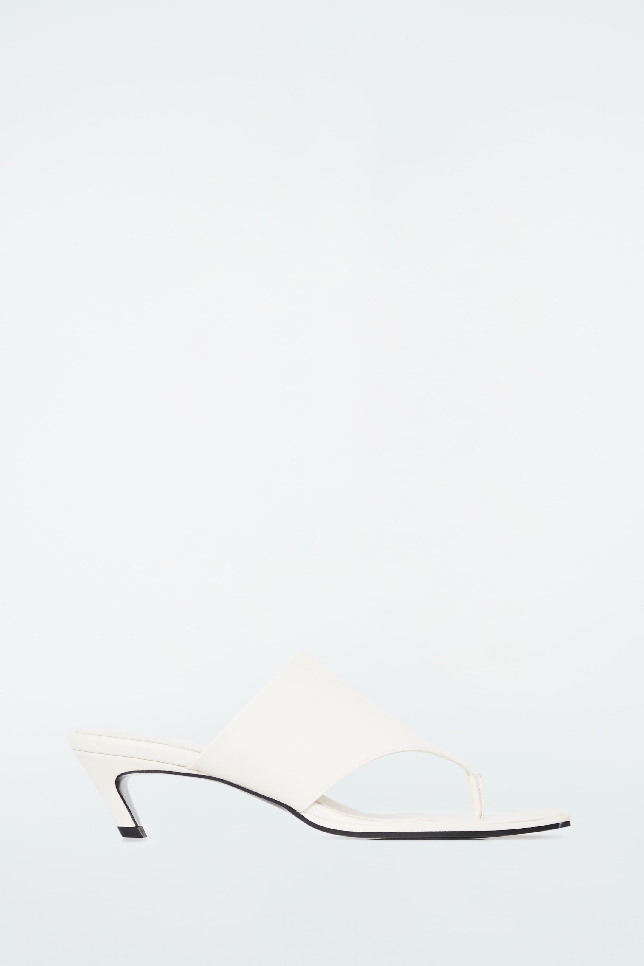 View larger image: TOE-POST HEELED SANDALS - WHITE - Ladies | H&M GB 1