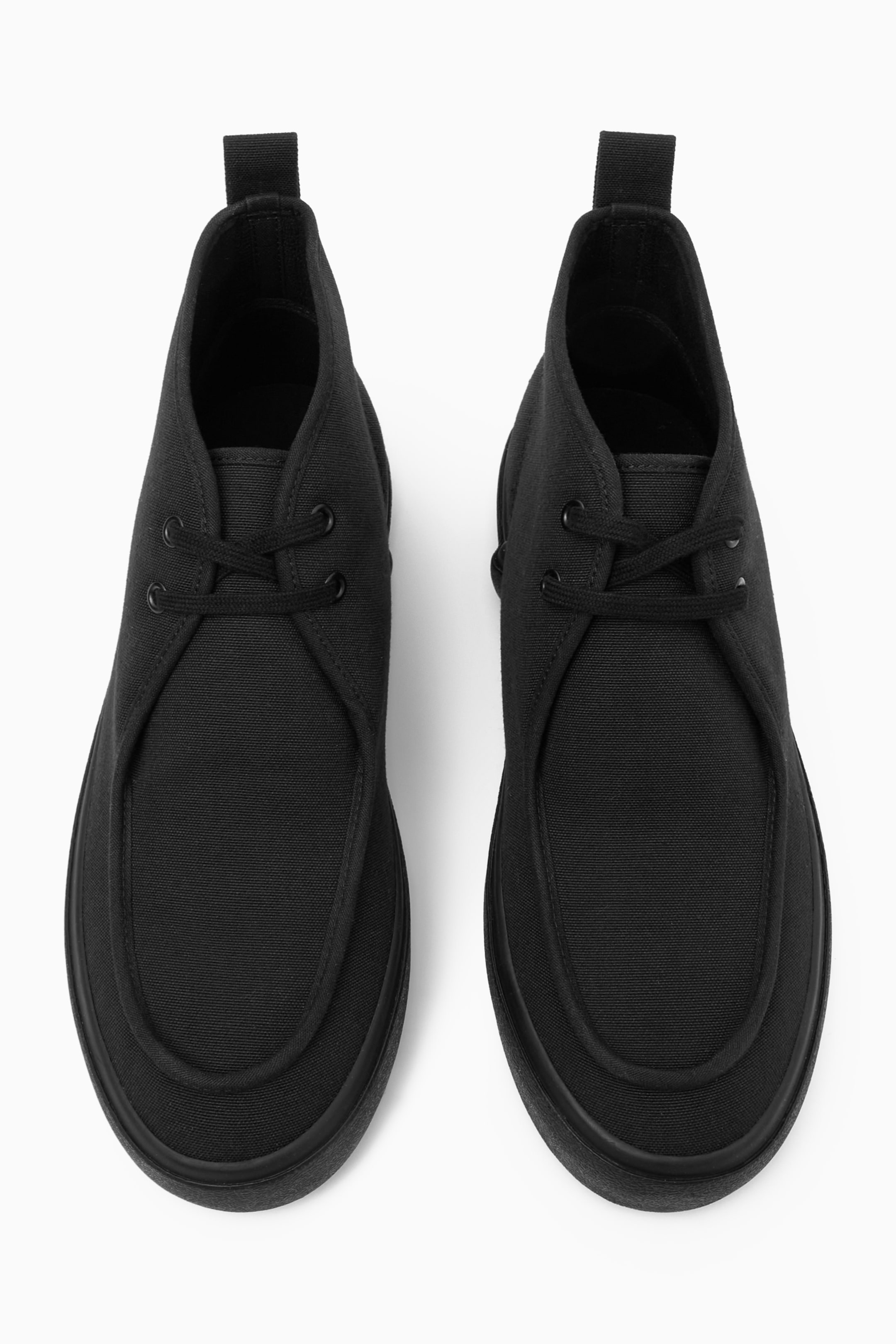 Grösseres Bild ansehen: CHUKKA-SCHUHE AUS CANVAS - SCHWARZ - HERREN | H&M CH 1