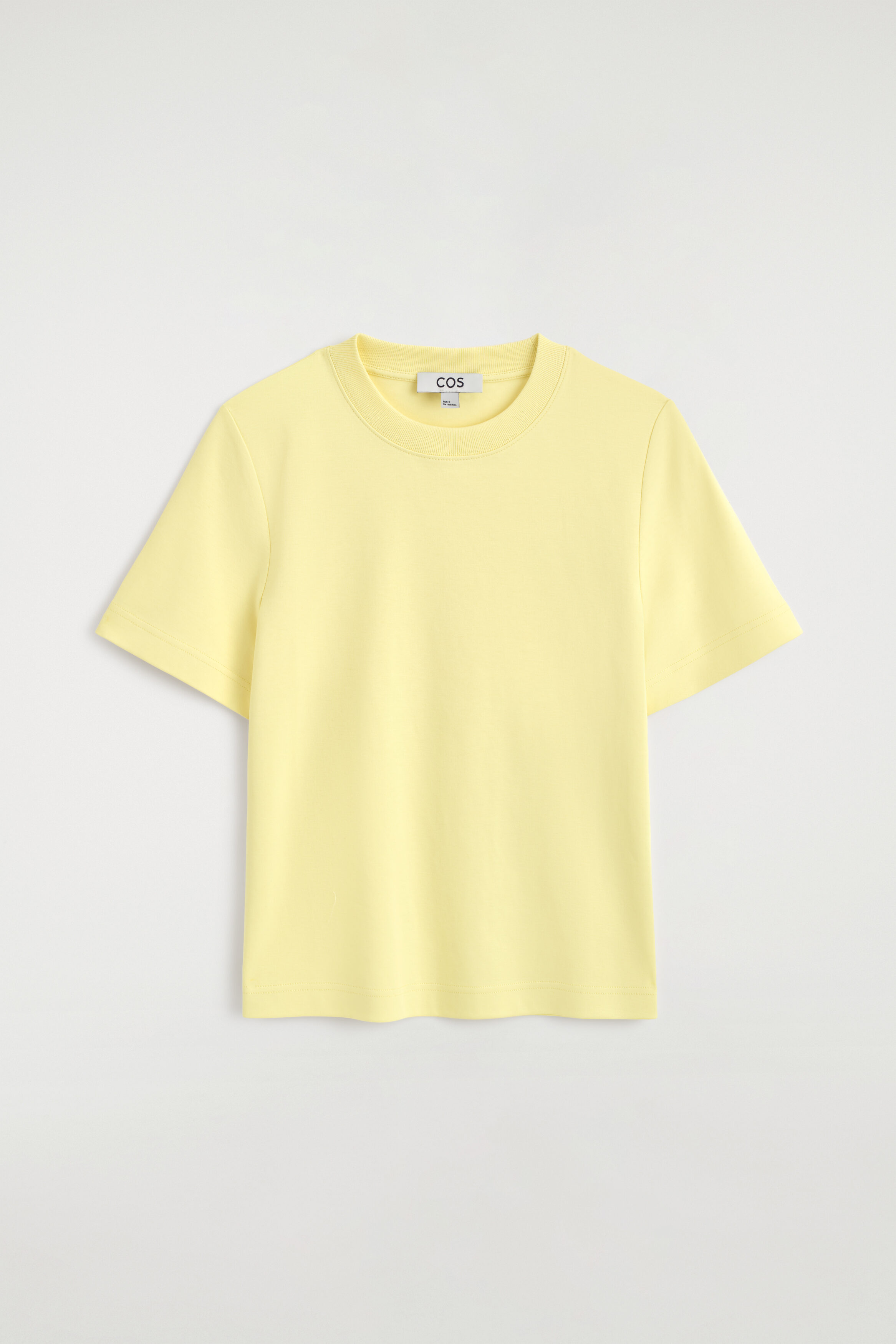 CLEAN CUT T-SHIRT - YELLOW | COS US