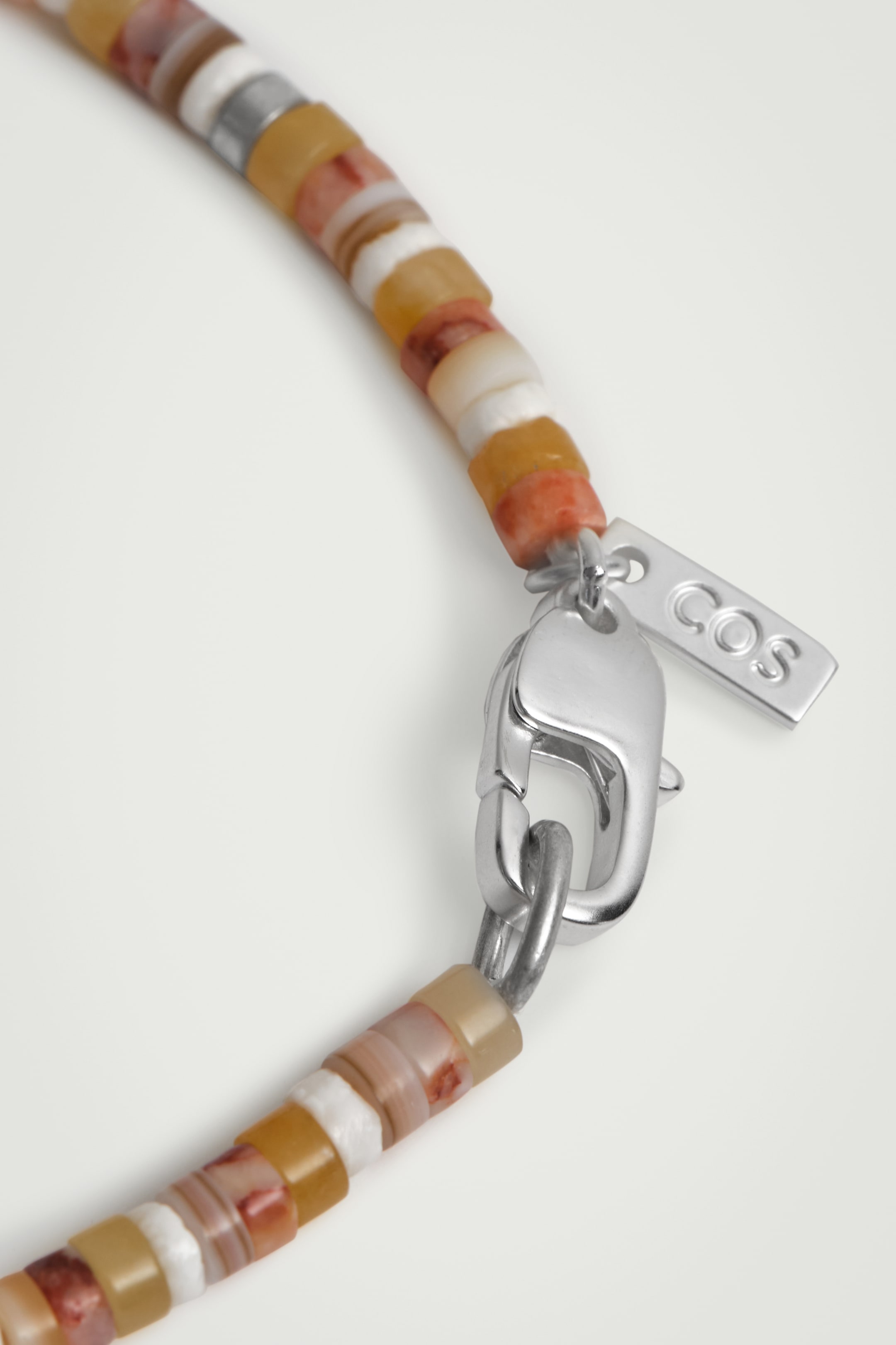 Grösseres Bild ansehen: ARMBAND AUS HALBEDELSTEINEN - SILBER/ORANGE - HERREN | H&M CH 3