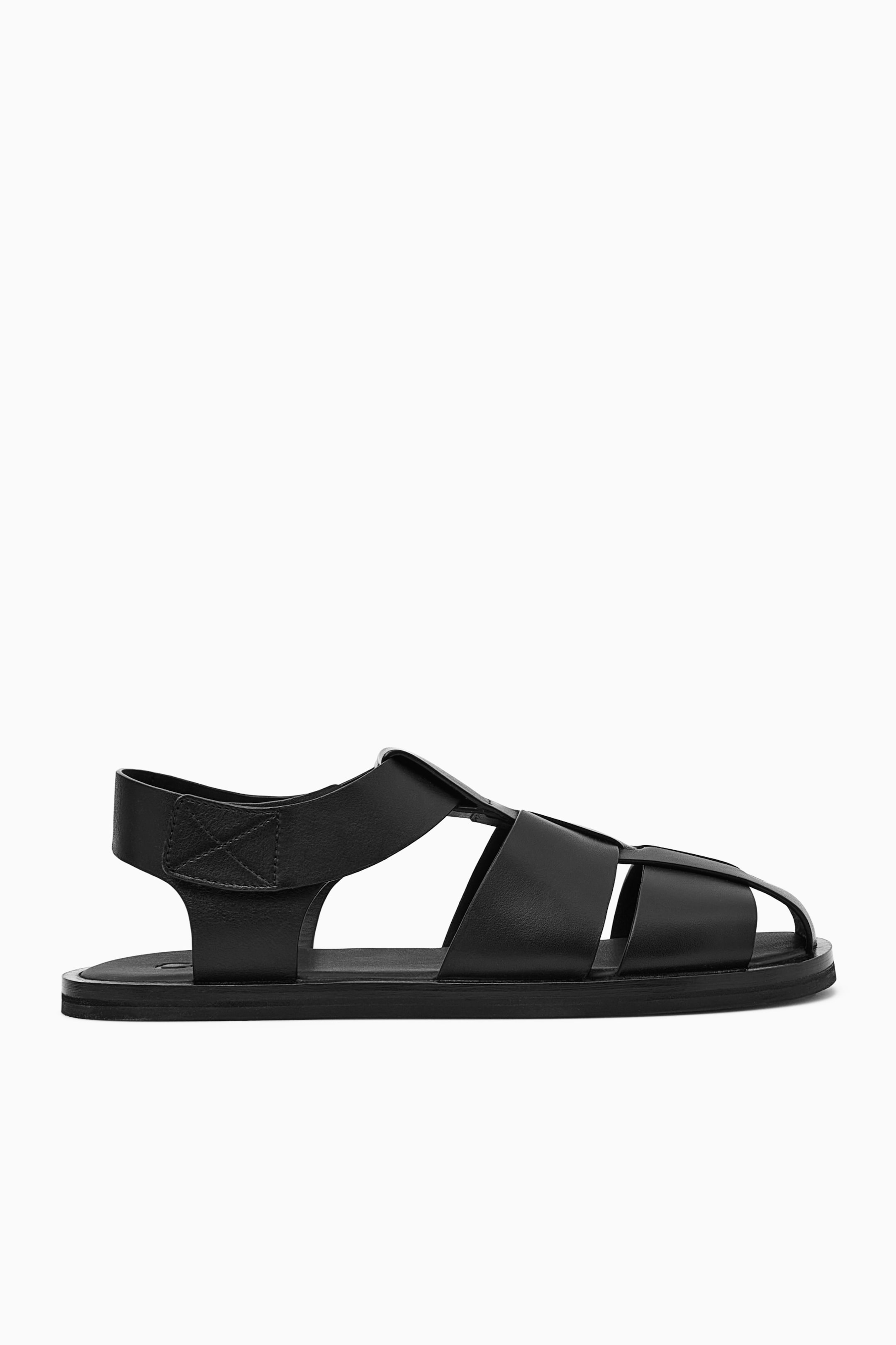 Vis større bilde: LEATHER FISHERMAN SANDALS - BLACK - Men | H&M NO 1