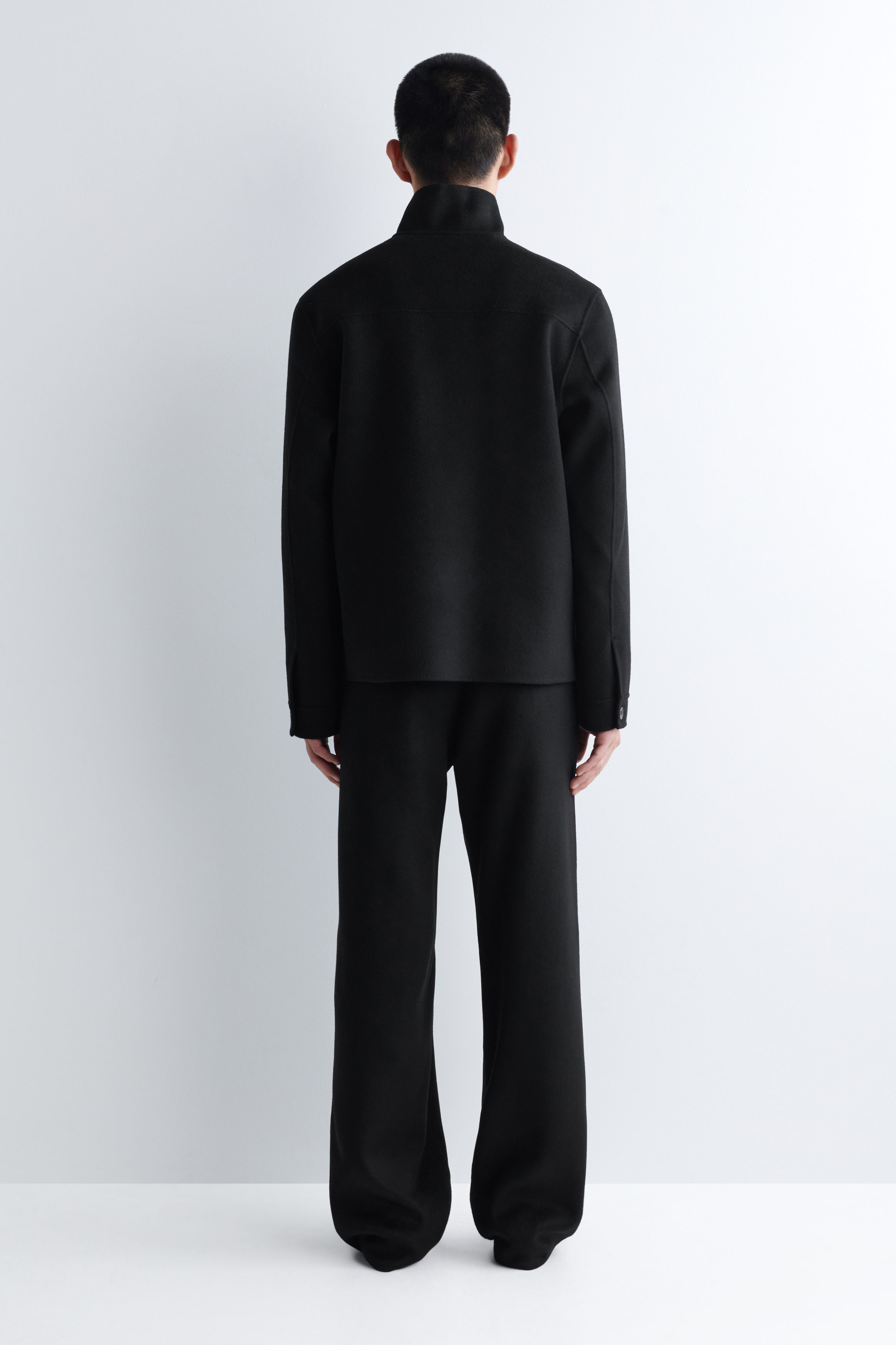 新品 DoubleFaced Silk Cotton Pants black 2 SACAI | DOUBLE-FACED SILK COTTON PANTS
