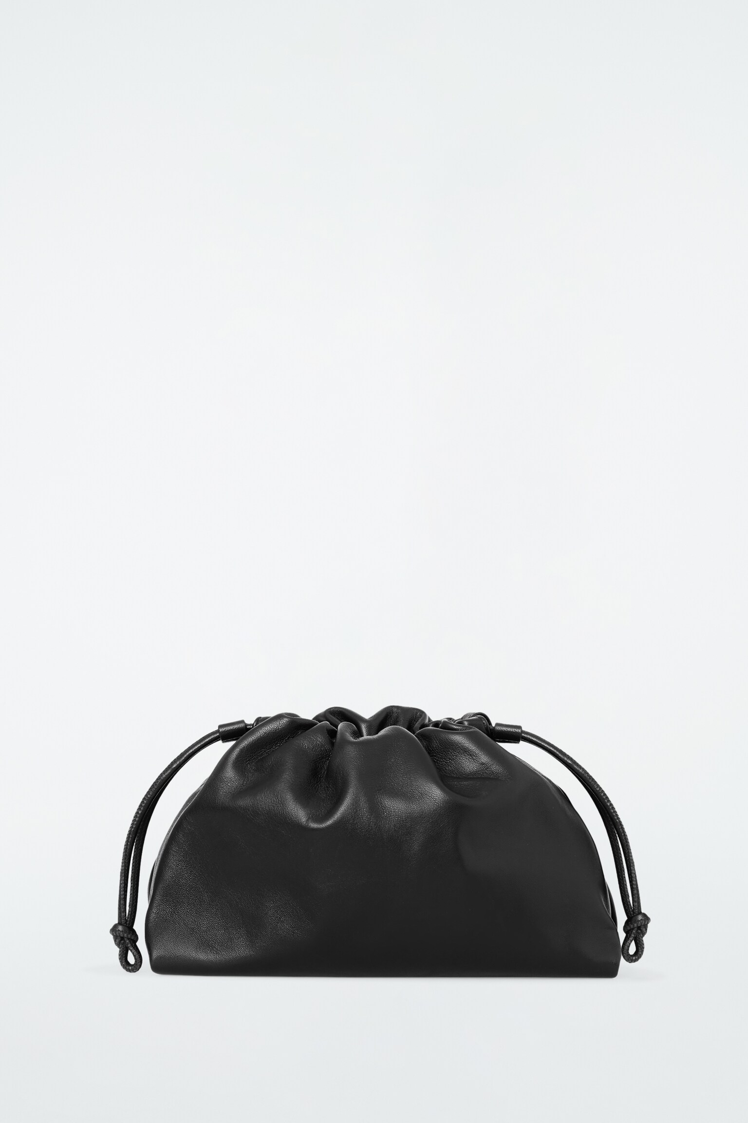 BOLSO DE MANO CAVATELLI MINI - PIEL - NEGRO/AZUL MARINO - 5