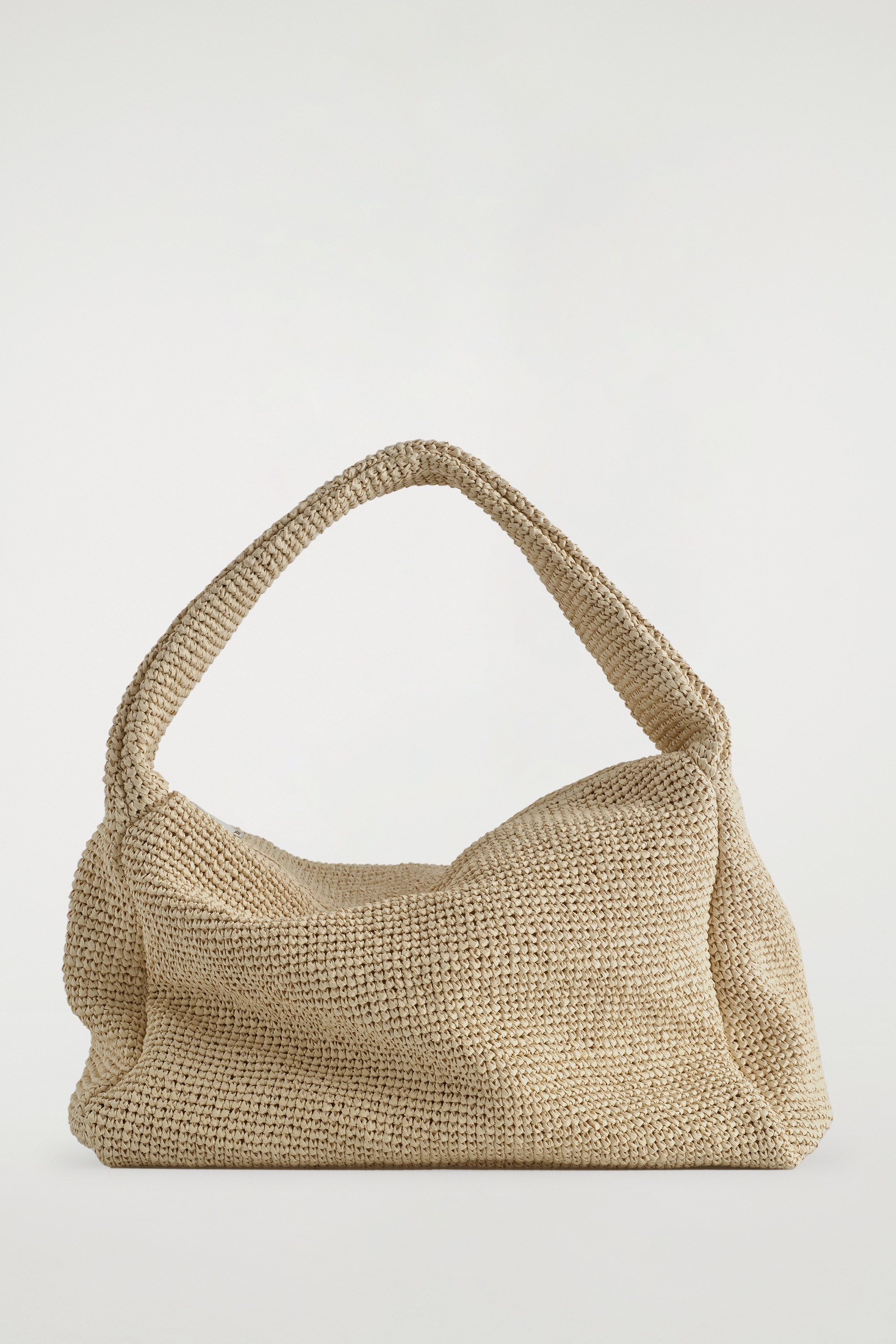 TOTE BAG SOUPLE - RAFFIA - BEIGE