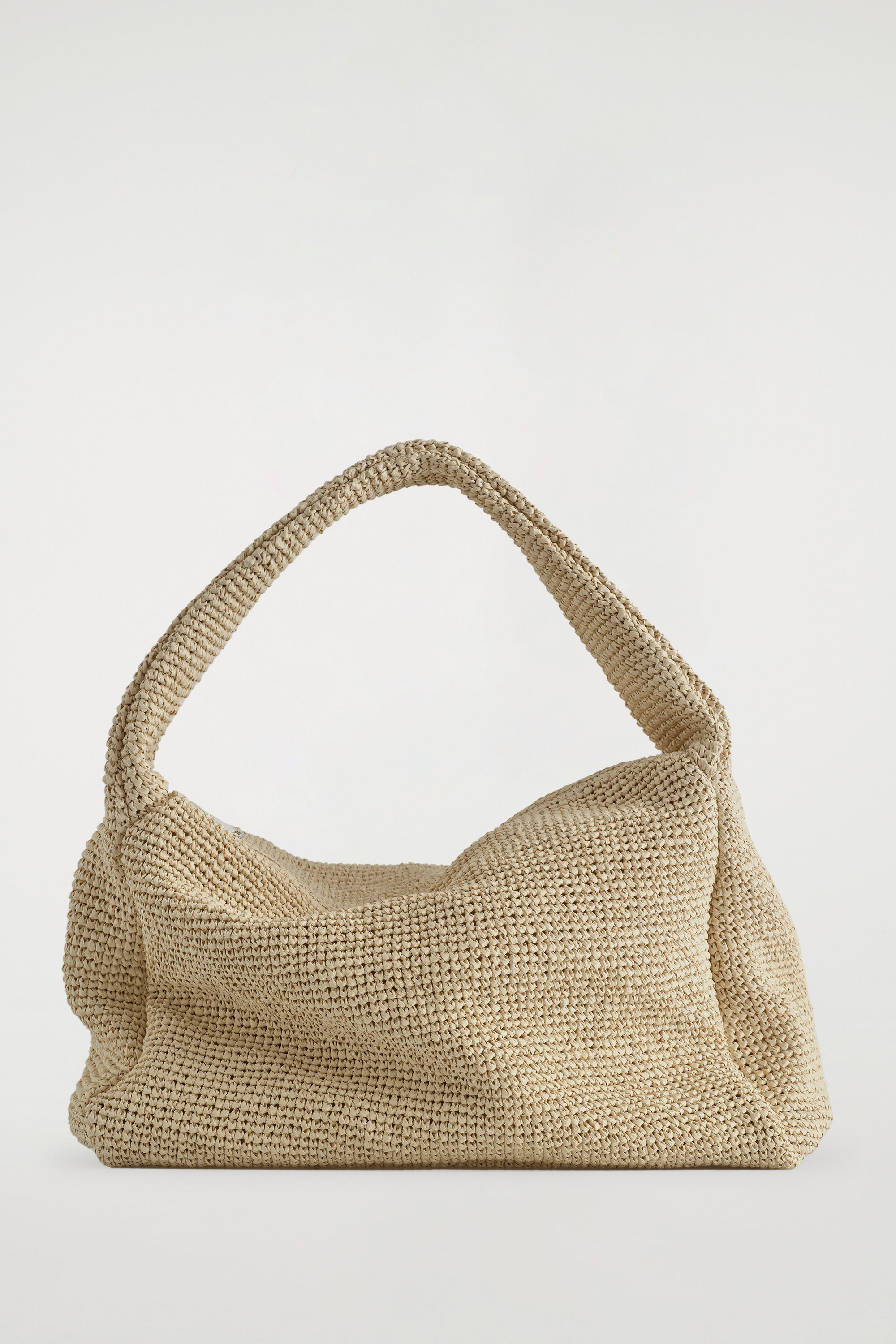 SLOUCHY TOTE BAG - RAFFIA - BEIGE | COS