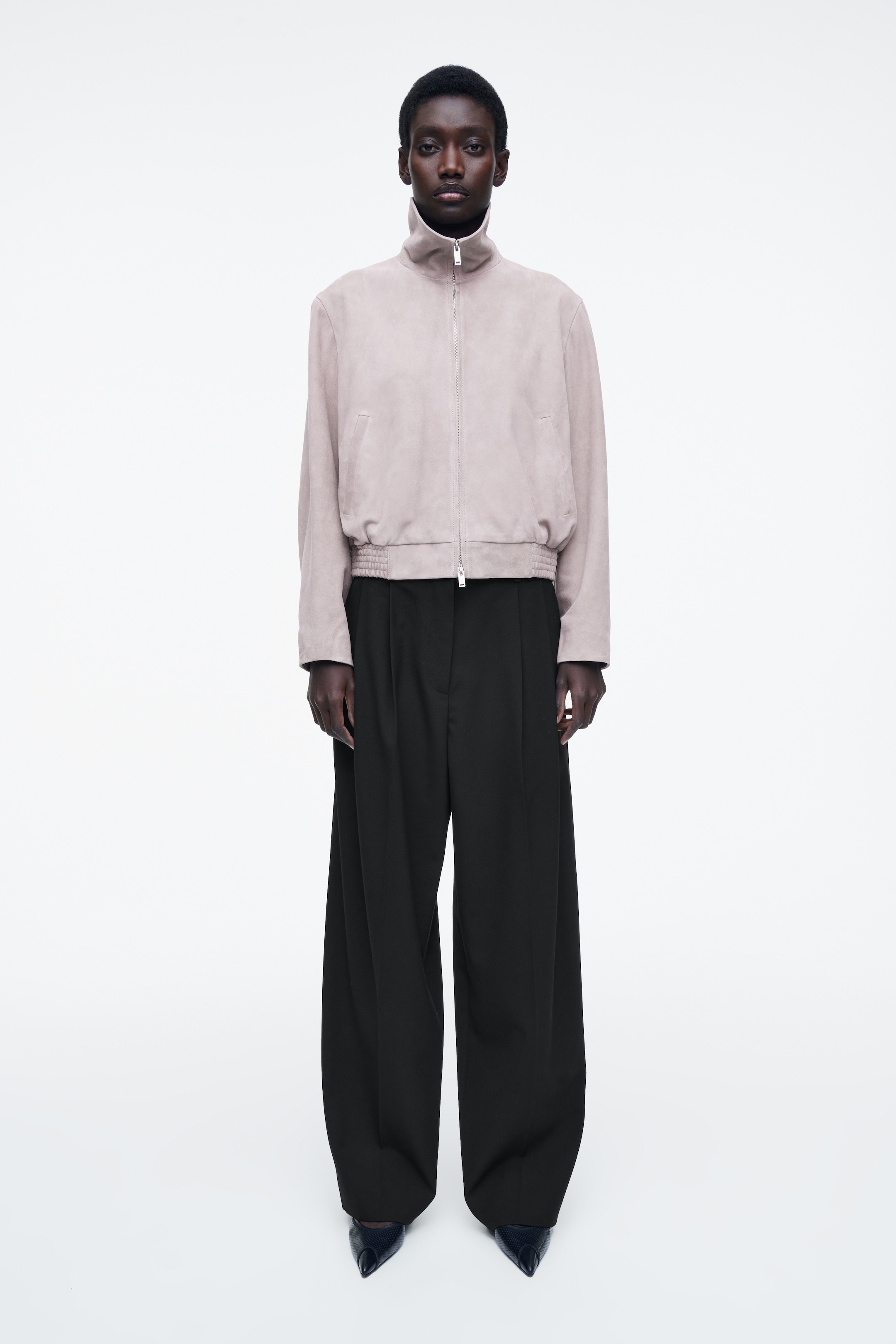 Visualizza immagine più grande: BOMBER IN PELLE SCAMOSCIATA - LILLA - DONNA | H&M IT 2